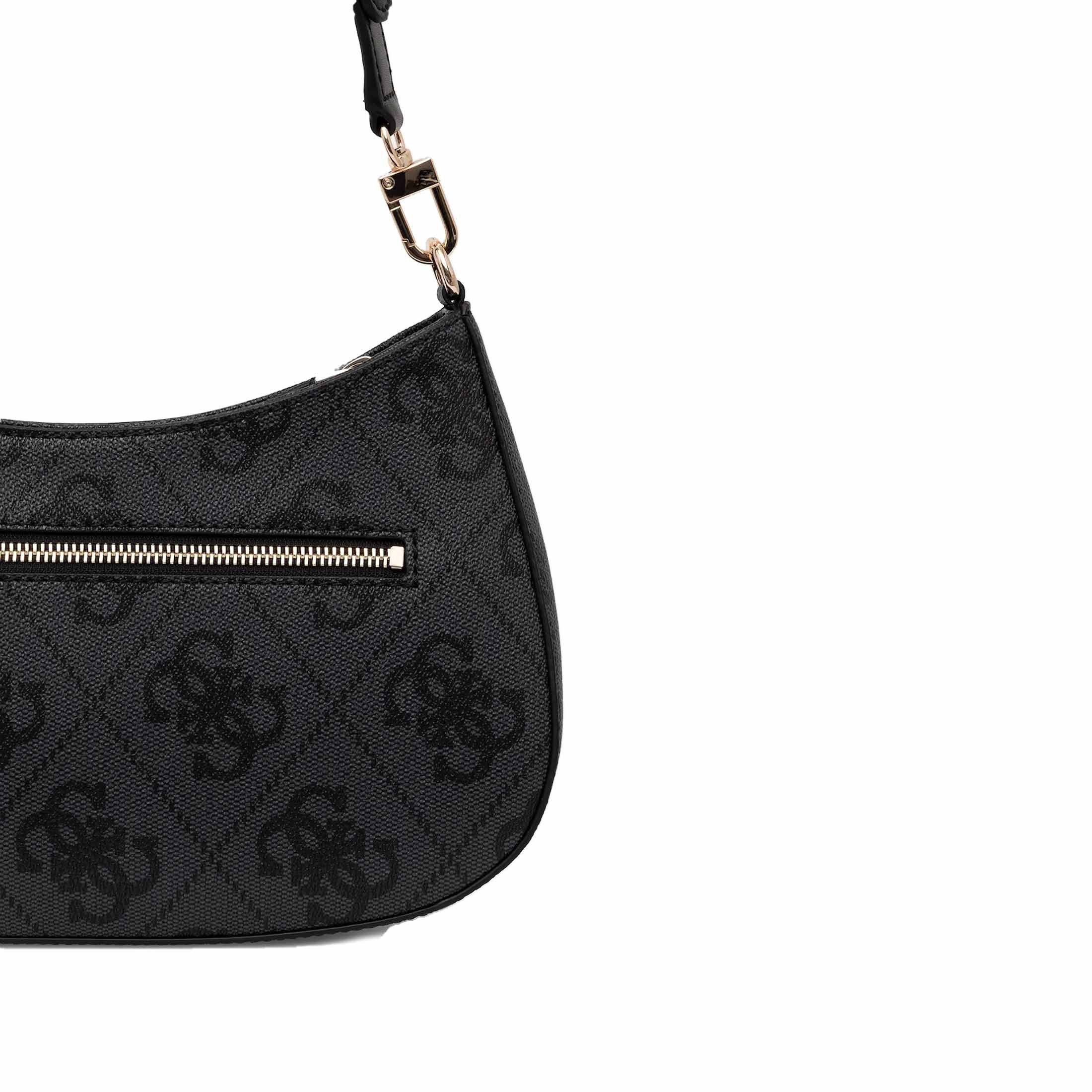 Guess noelle ii top zip shoulder bag da donna