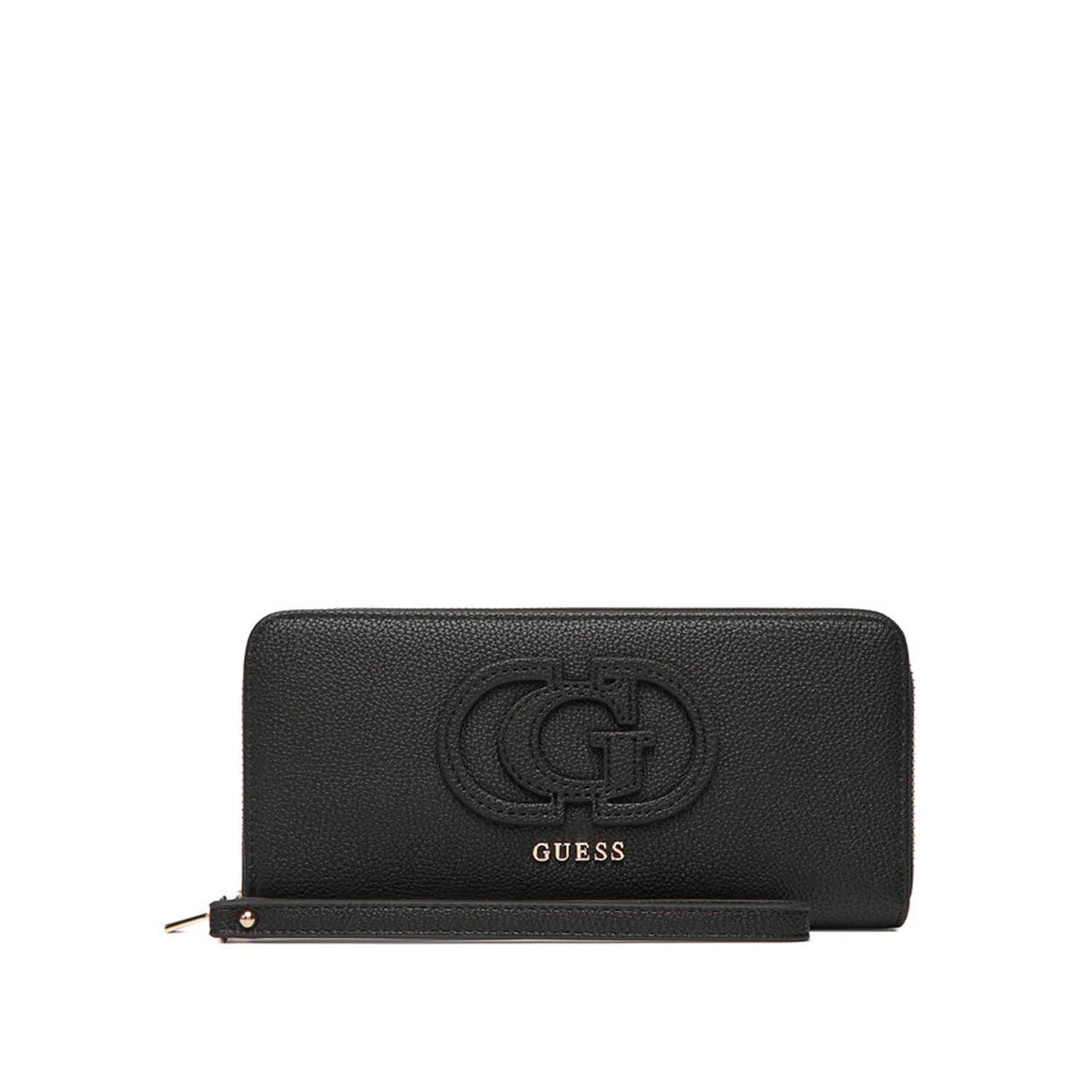Guess portafoglio calebra slg large zip around da donna