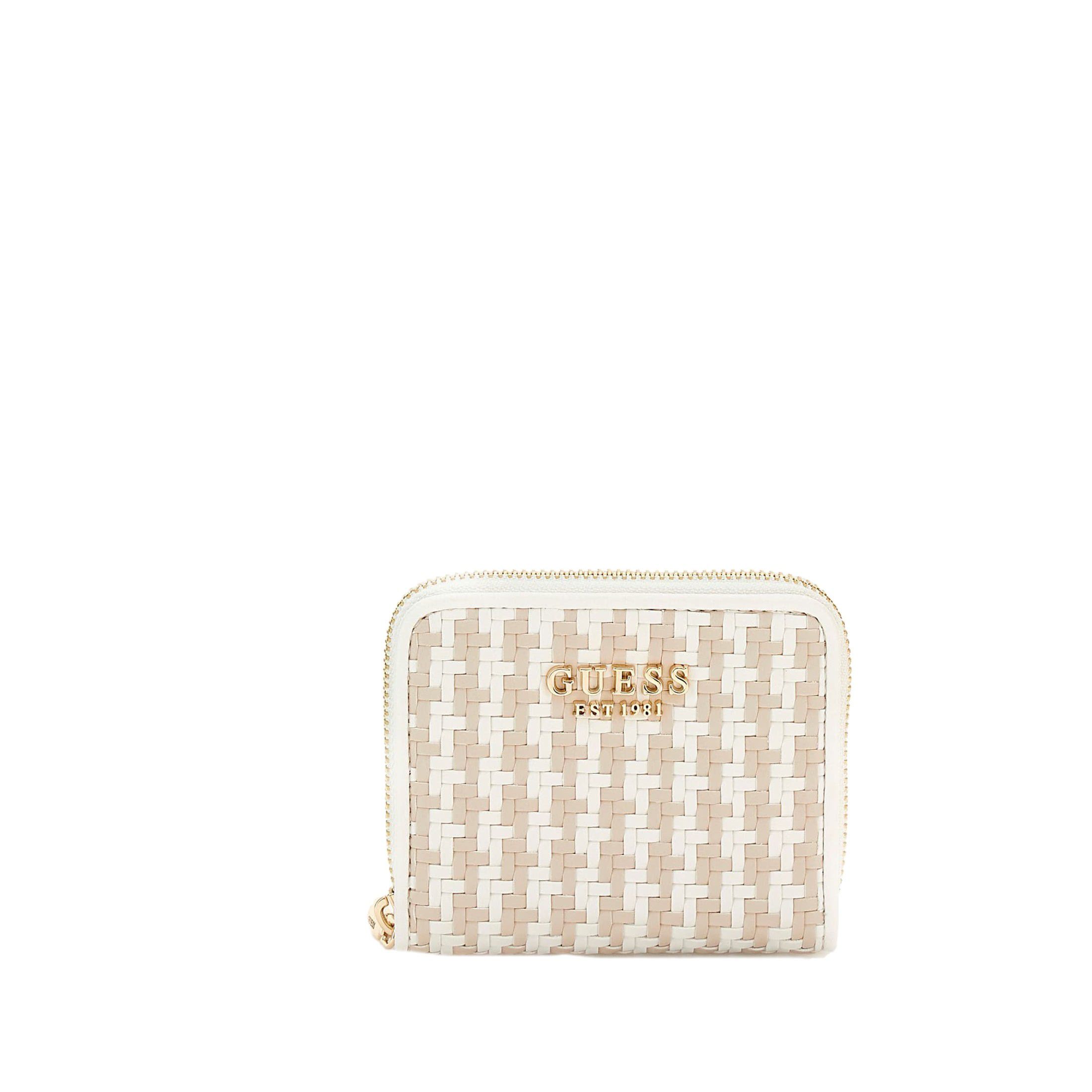 Guess portafoglio mirema slg small zip around da donna