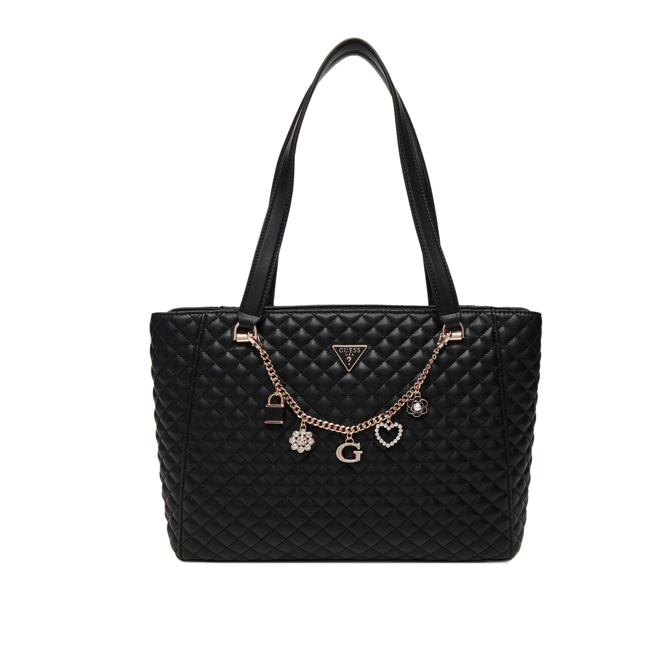 Guess shopper tote everlee noel in similpelle  da donna