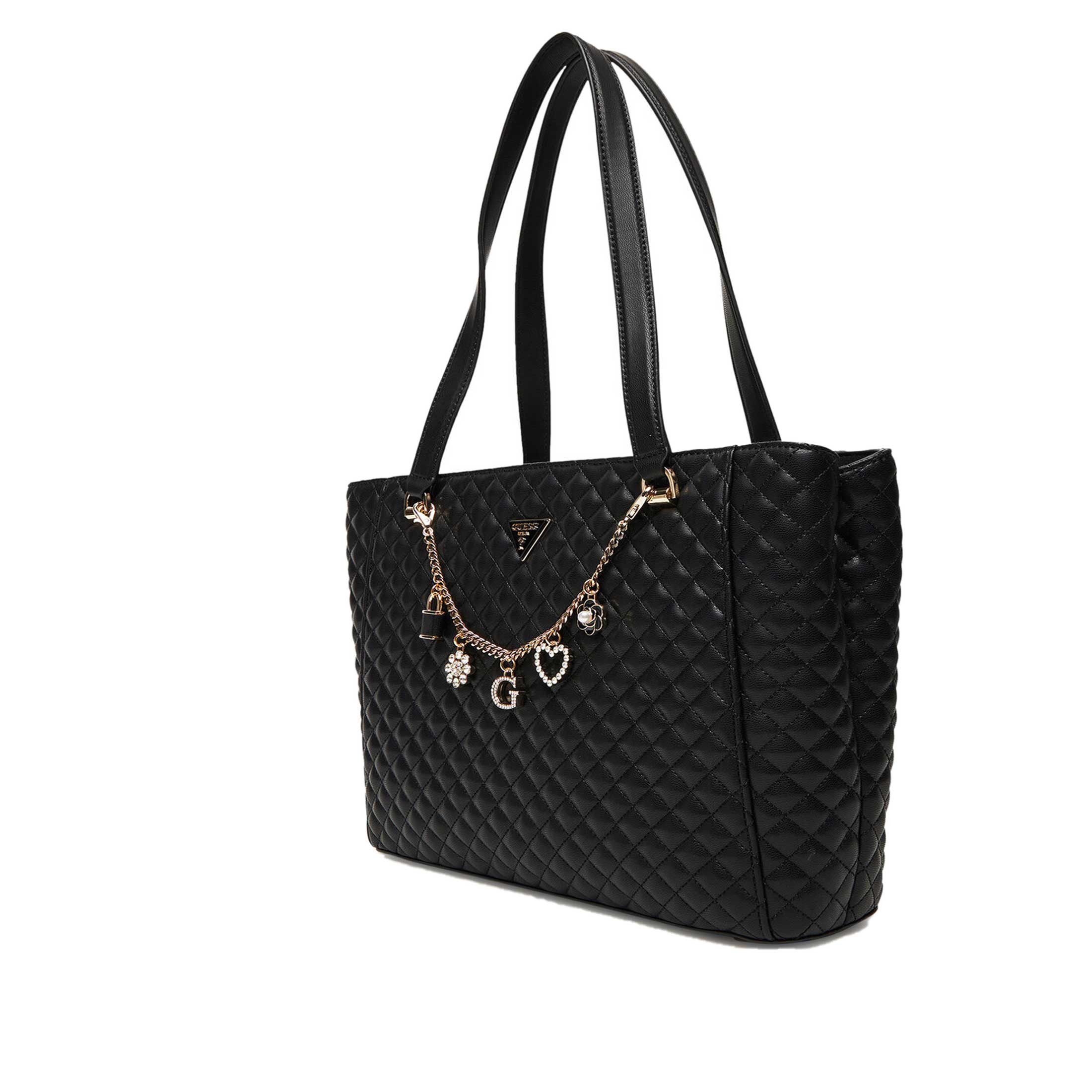Guess shopper tote everlee noel in similpelle  da donna