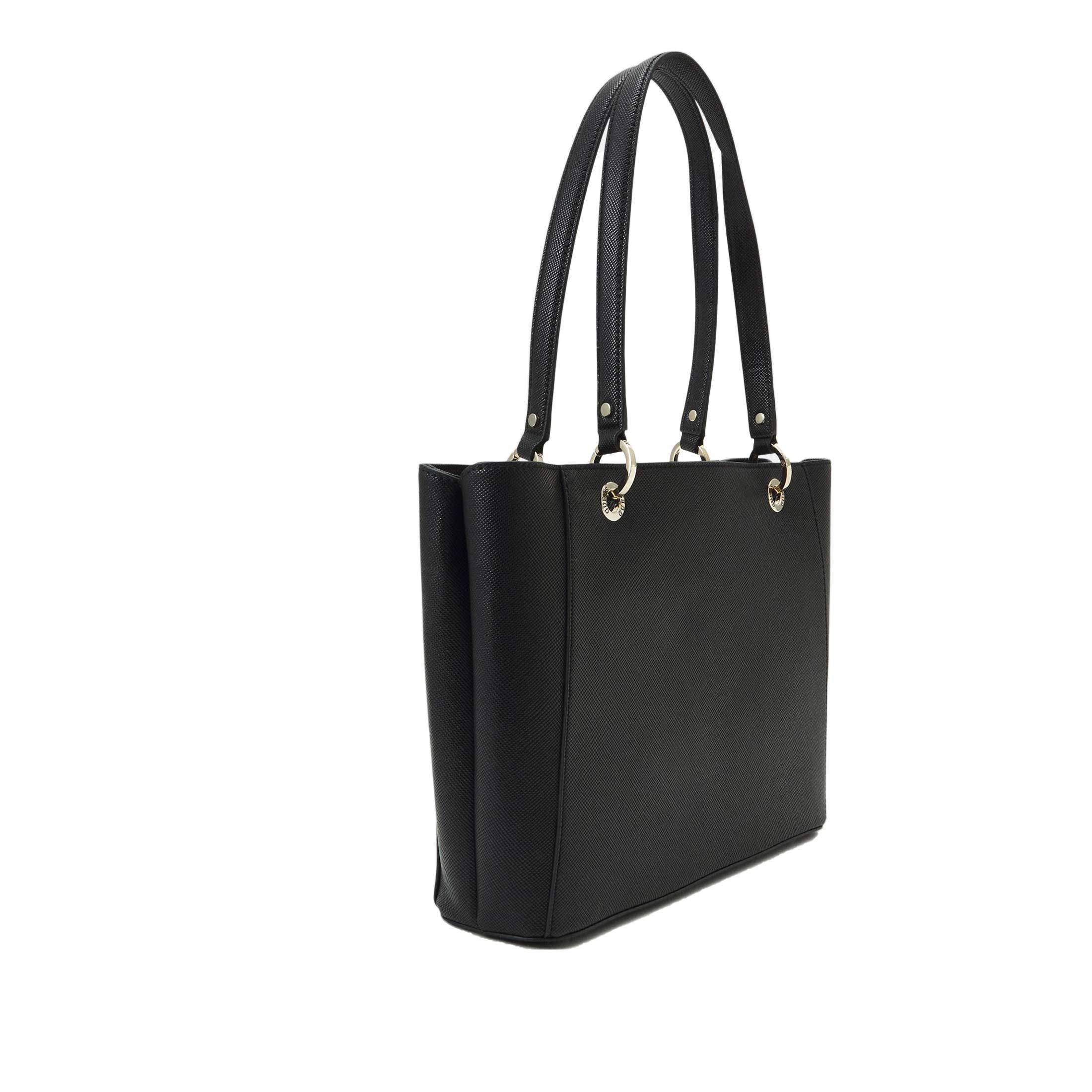 Guess shopping noelle tote in similpelle saffiano da donna