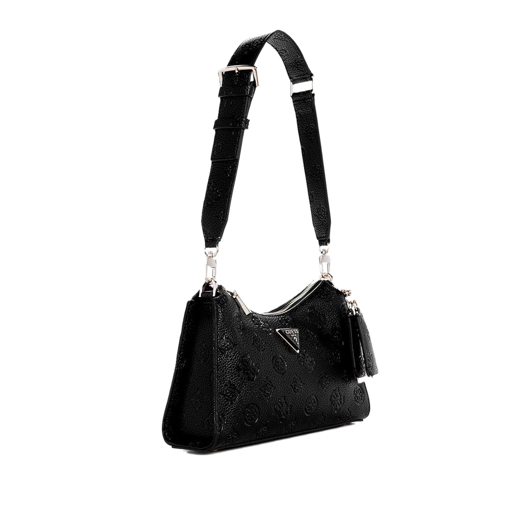 Guess shoulder bag cresidia top zip in similpelle logata da donna