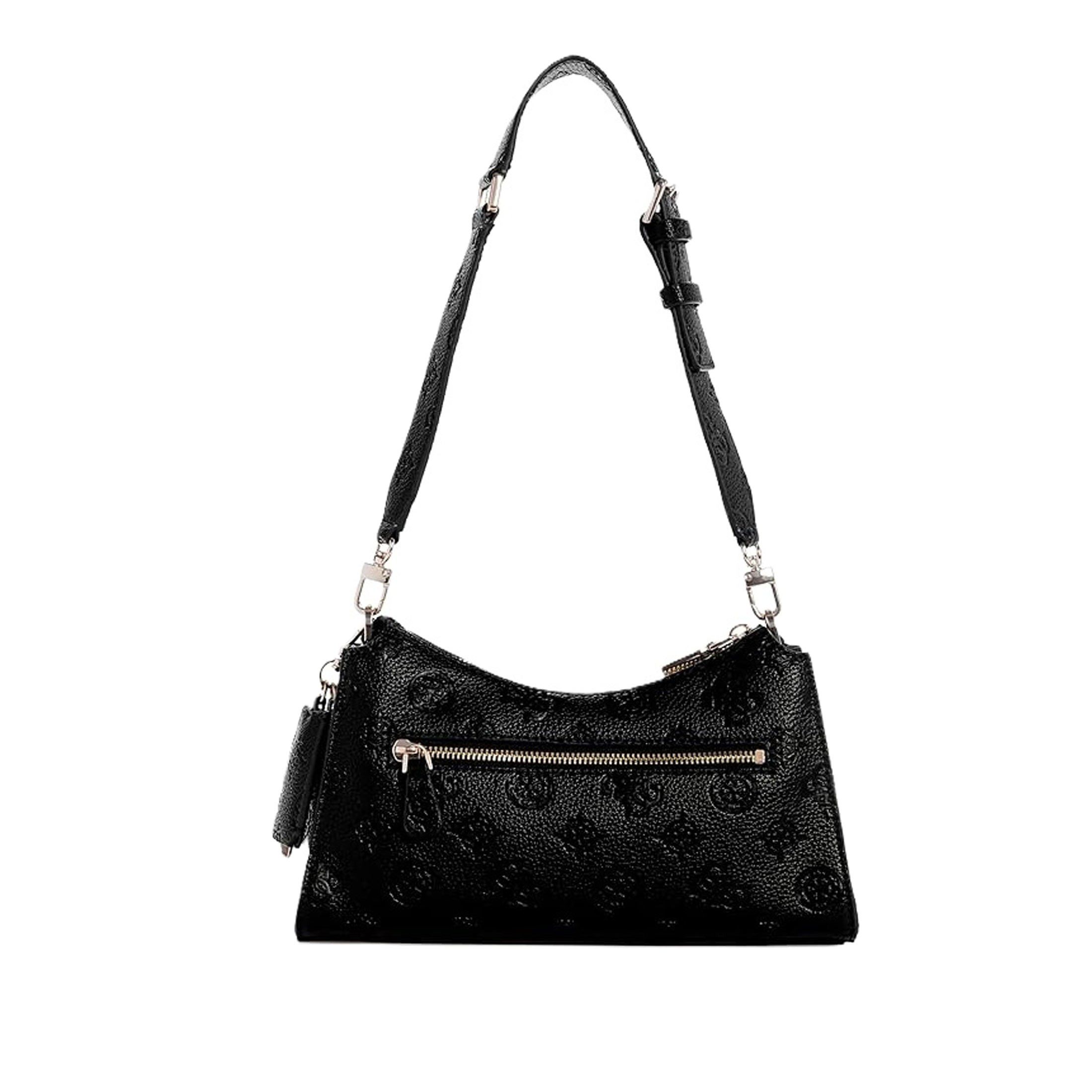Guess shoulder bag cresidia top zip in similpelle logata da donna