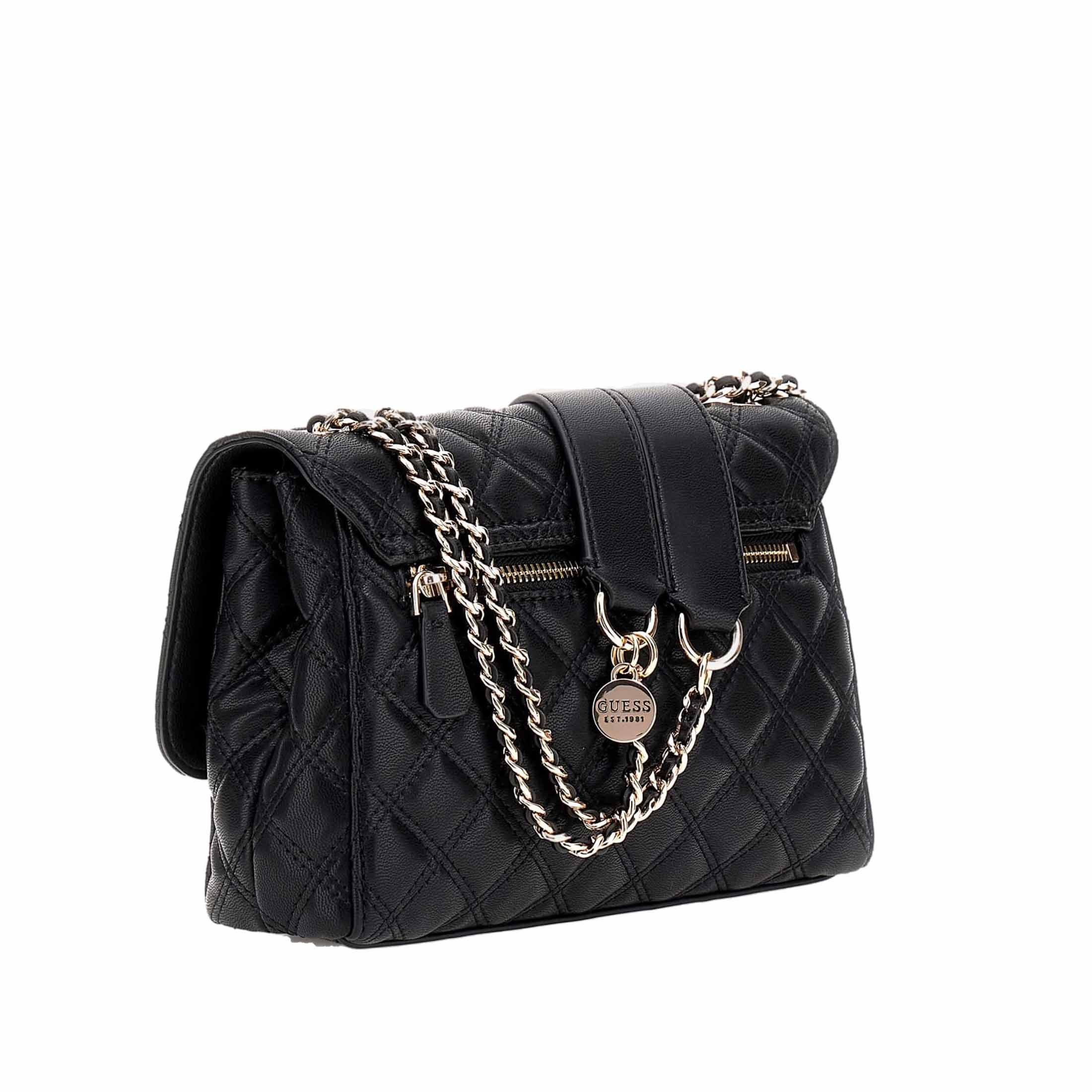 Guess tracolla giully in simil pelle trapuntata da donna