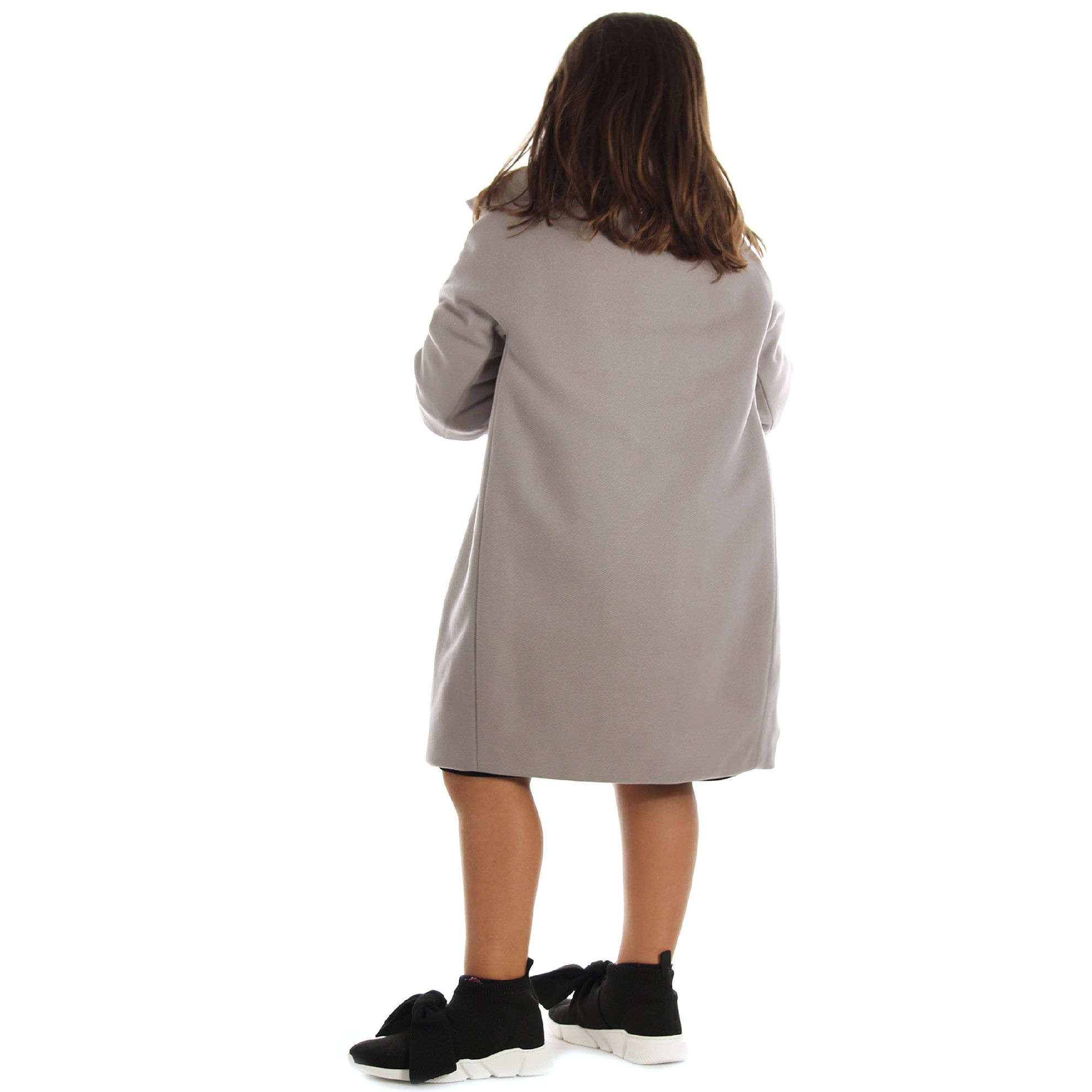 Herno cappotto in panno lana da bambina