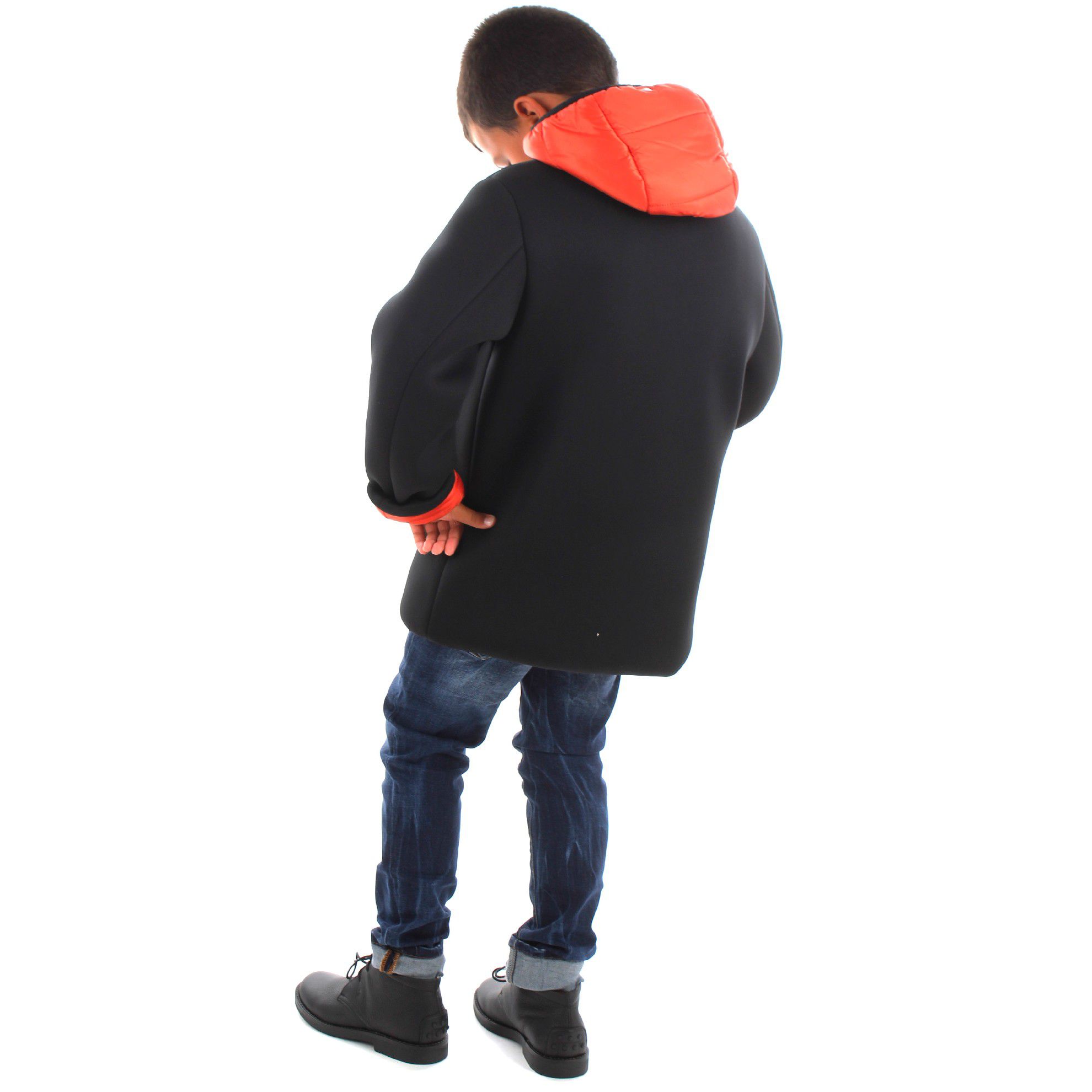 Herno giacca in neoprene e tessuto sintetico da bambino