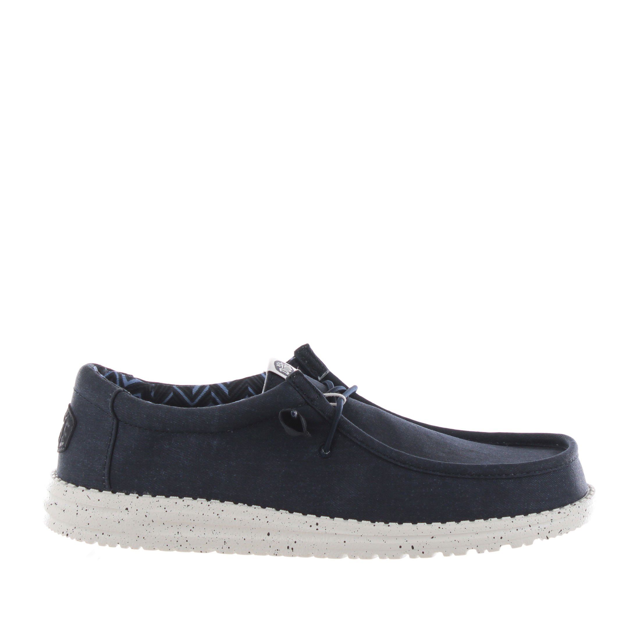 Hey dude mocassino wally stretch canvas da uomo
