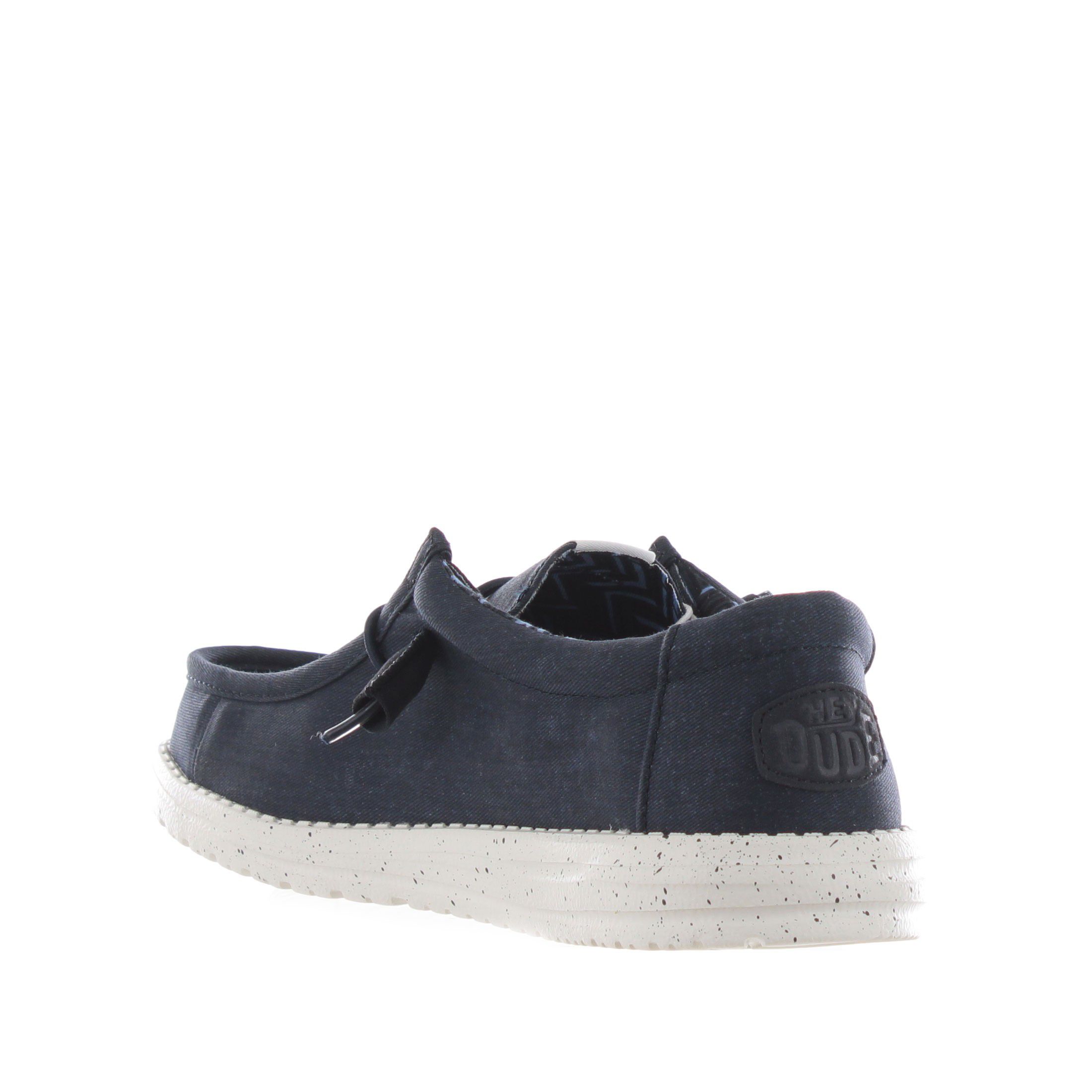 Hey dude mocassino wally stretch canvas da uomo
