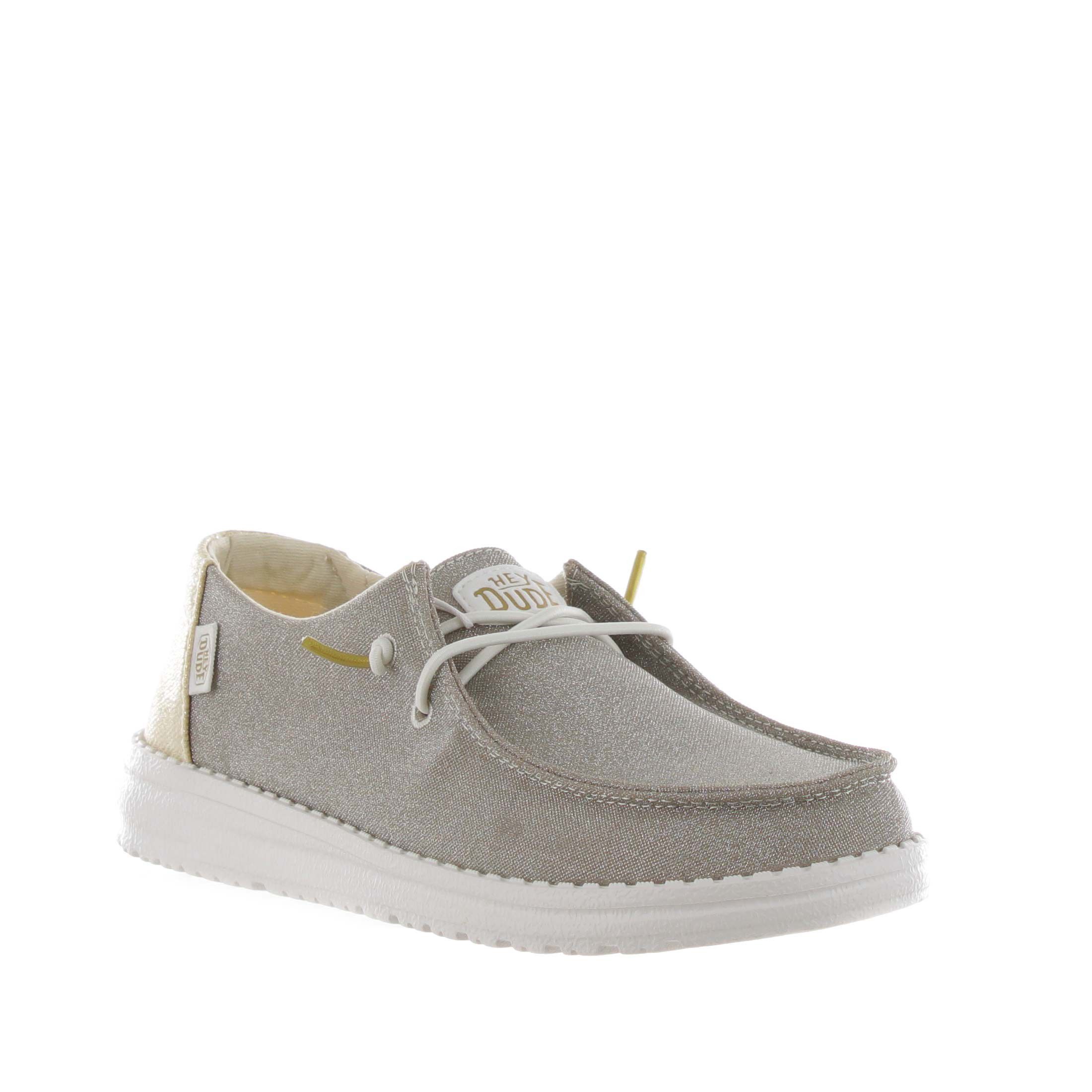 Hey dude mocassino wendy metallic sparkle da donna