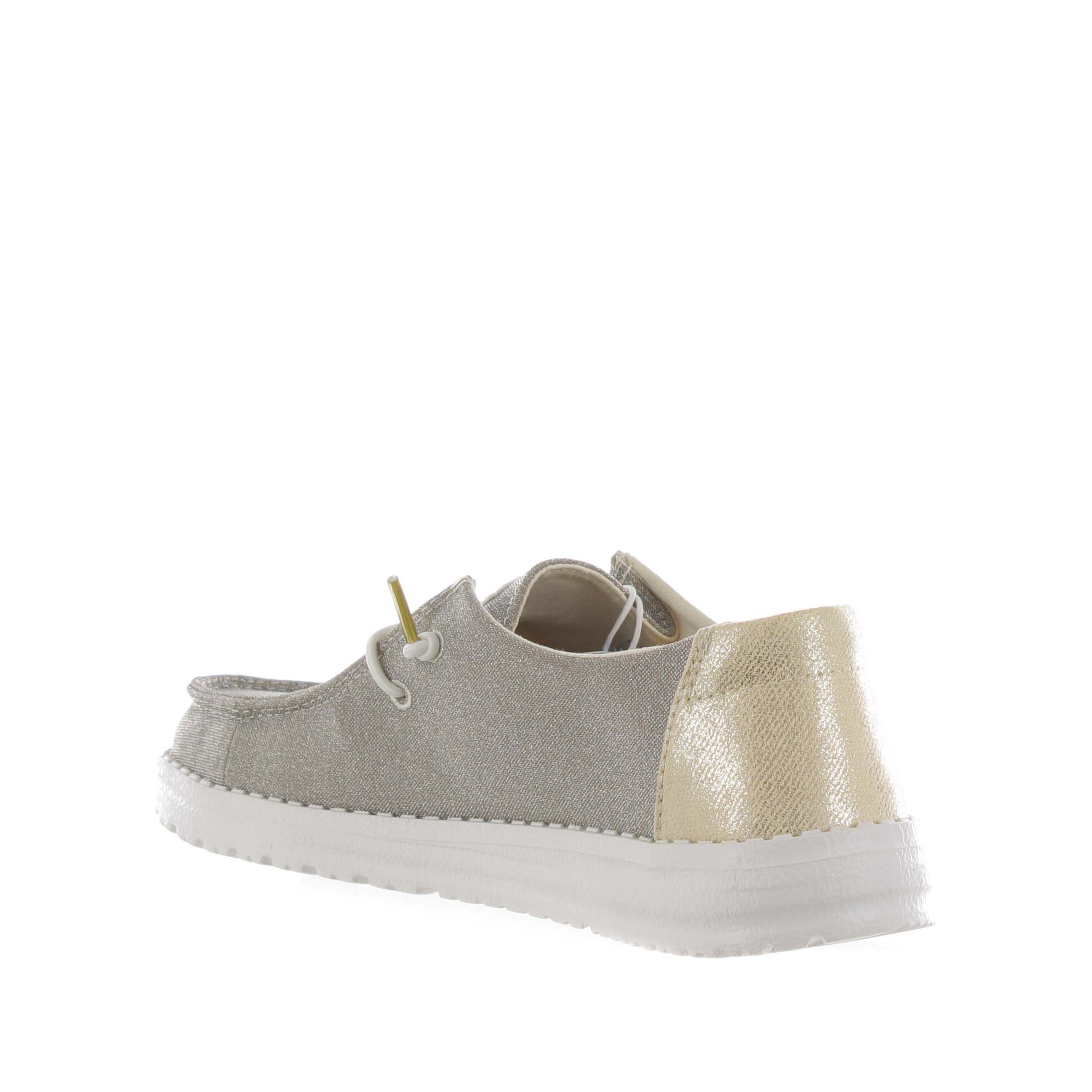Hey dude mocassino wendy metallic sparkle da donna