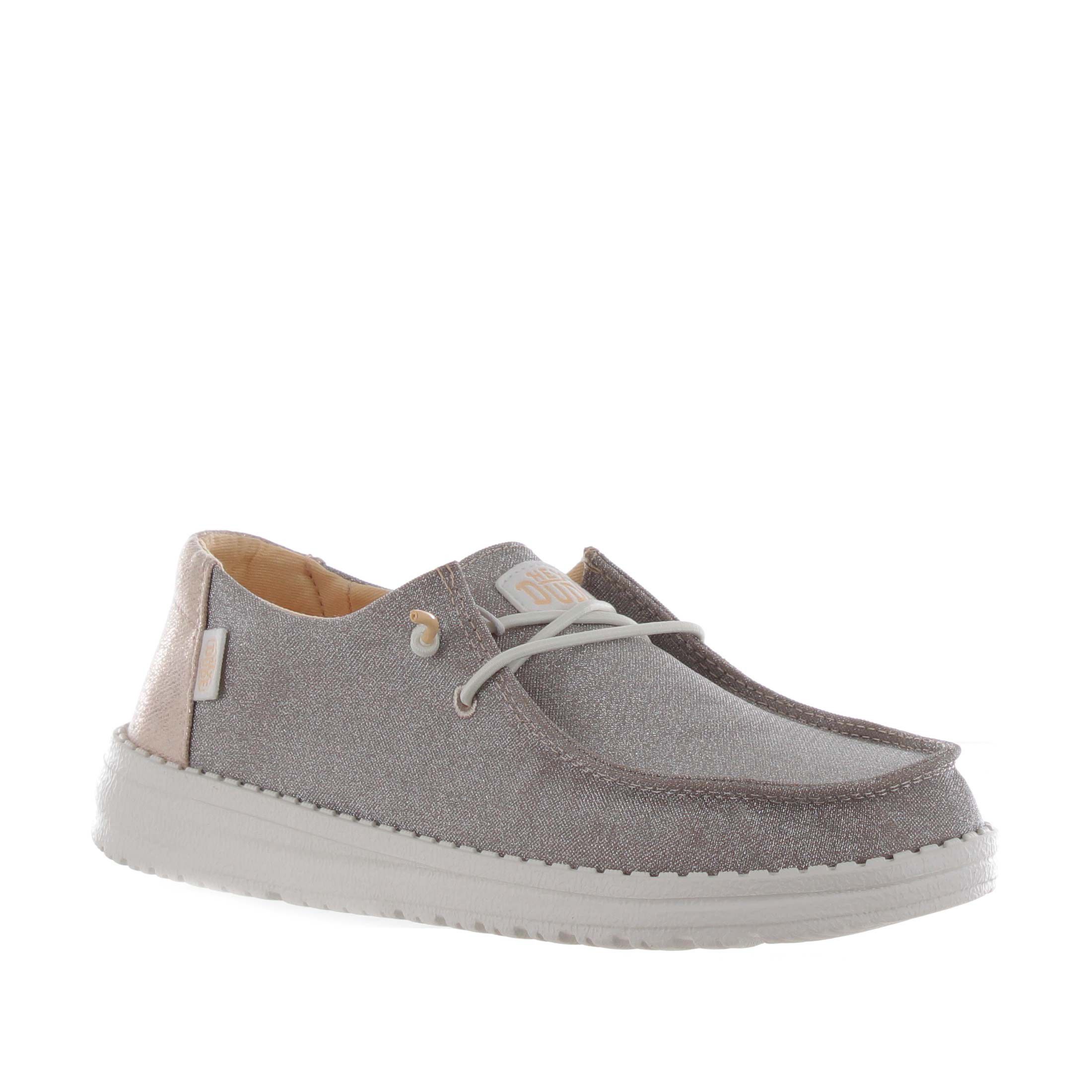 Hey dude mocassino wendy metallic sparkle da donna