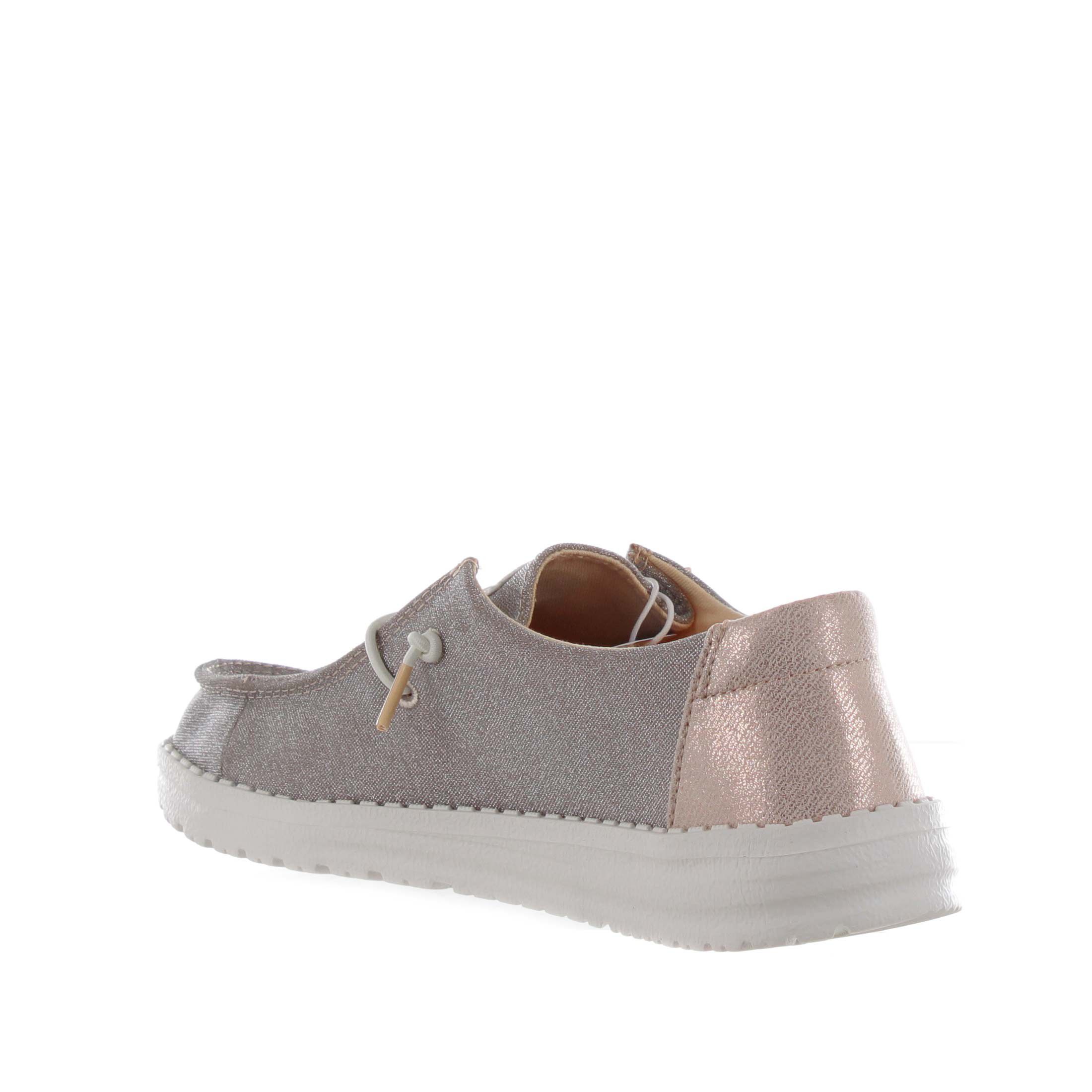 Hey dude mocassino wendy metallic sparkle da donna
