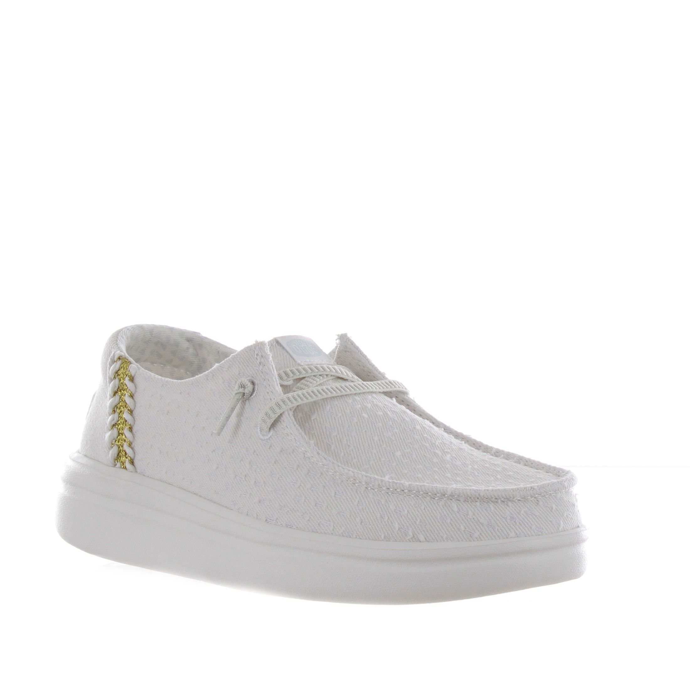 Hey dude mocassino wendy perf canvas da donna