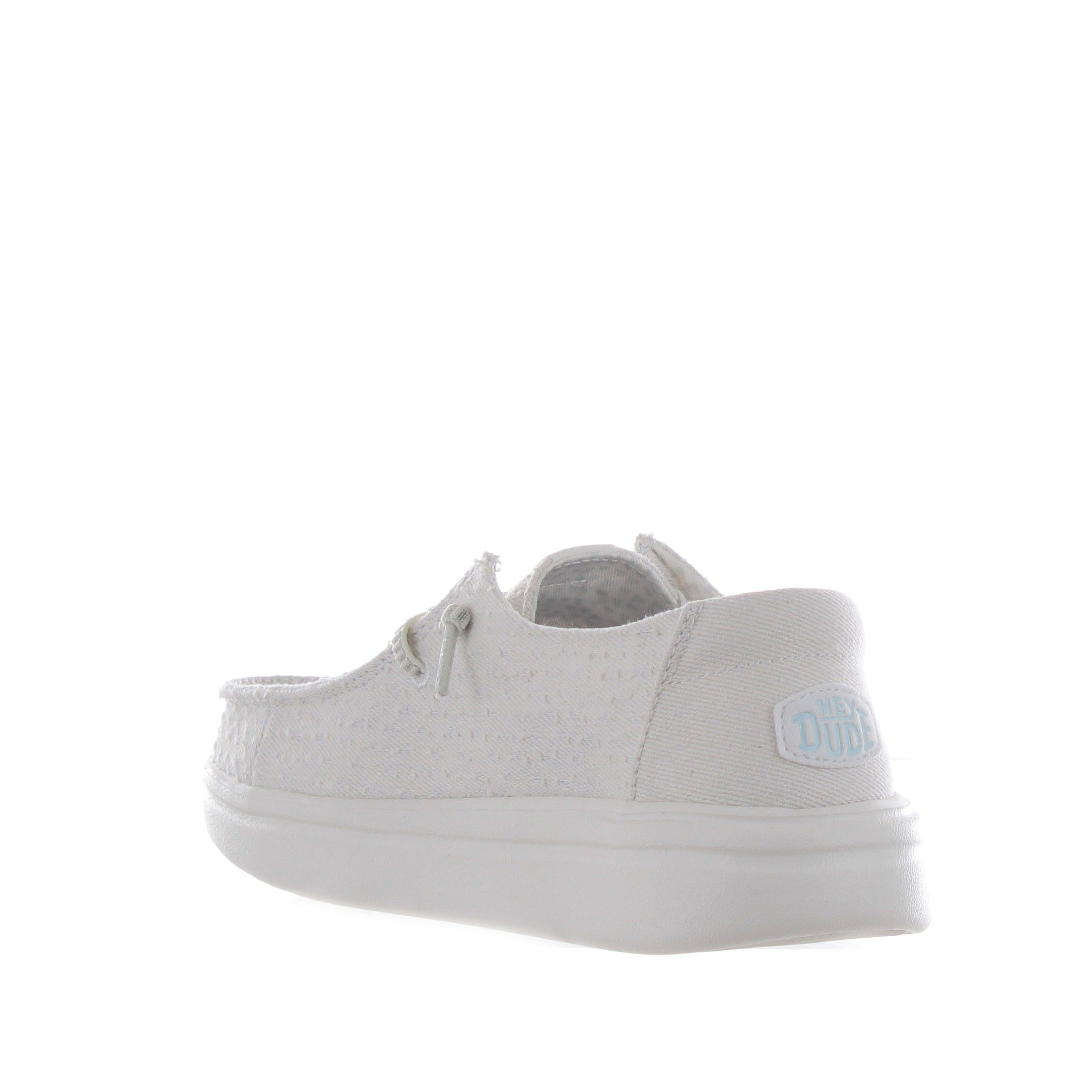 Hey dude mocassino wendy perf canvas da donna