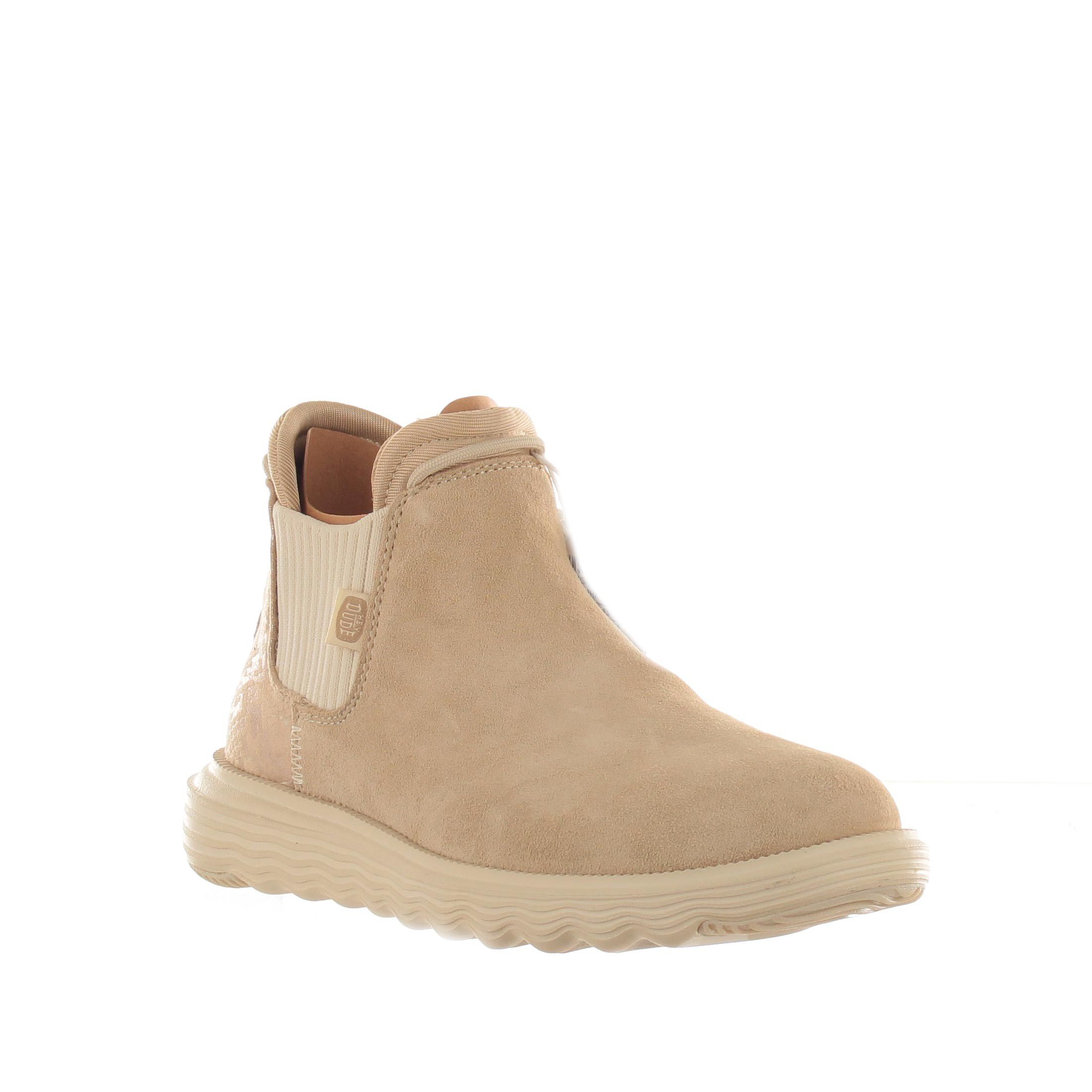 Hey dude stivaletto branson in suede  da donna