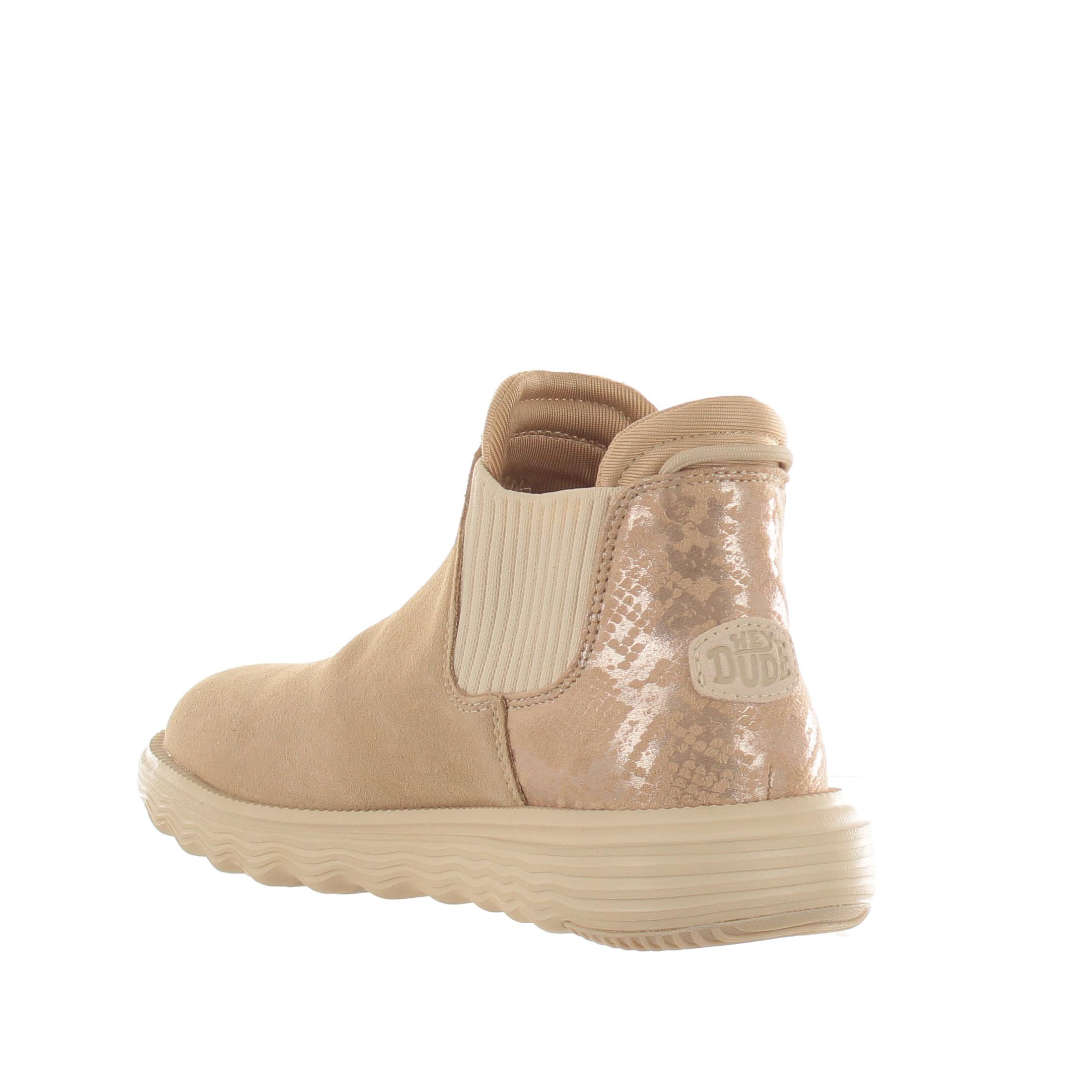 Hey dude stivaletto branson in suede  da donna