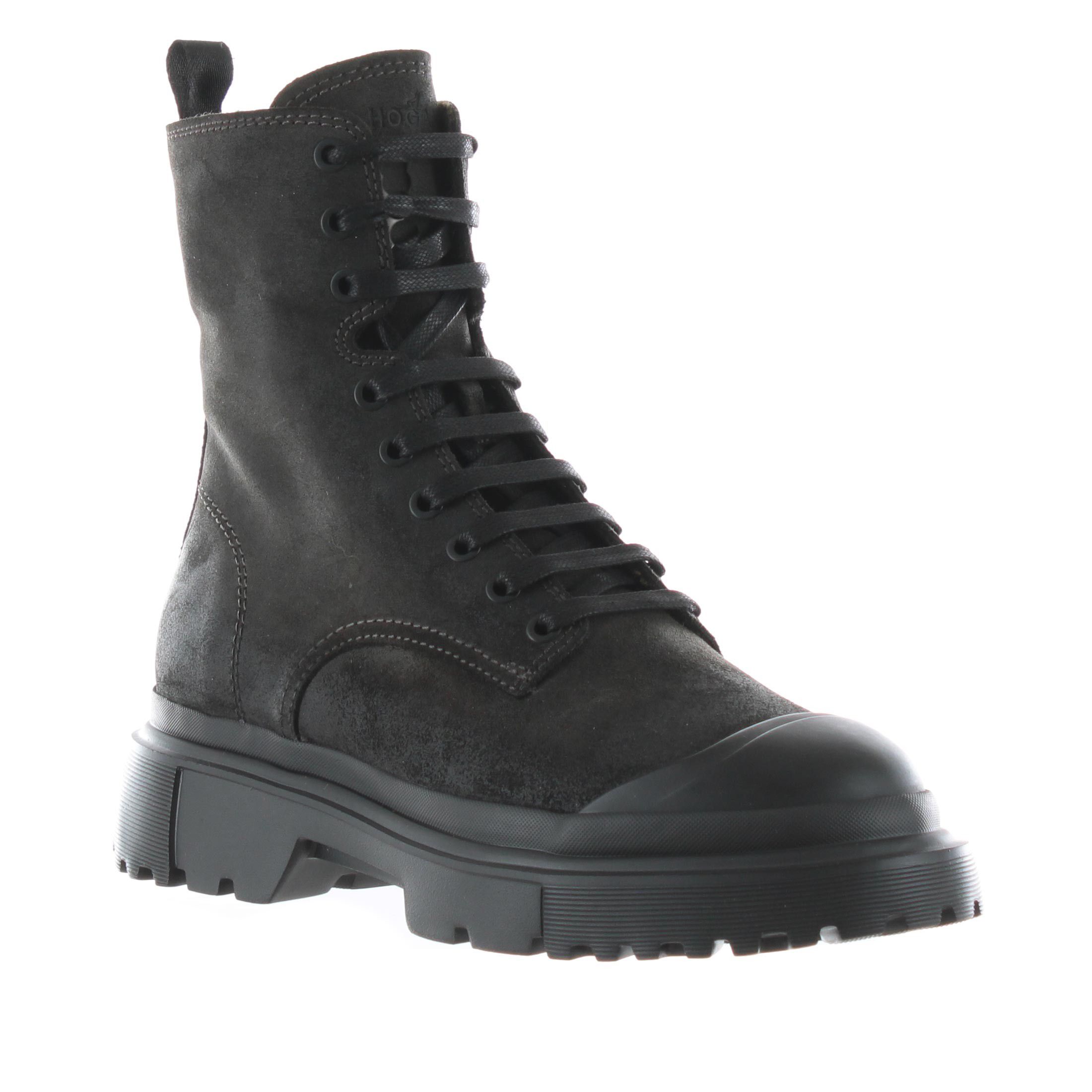 Hogan anfibio h619 in nabuk da uomo