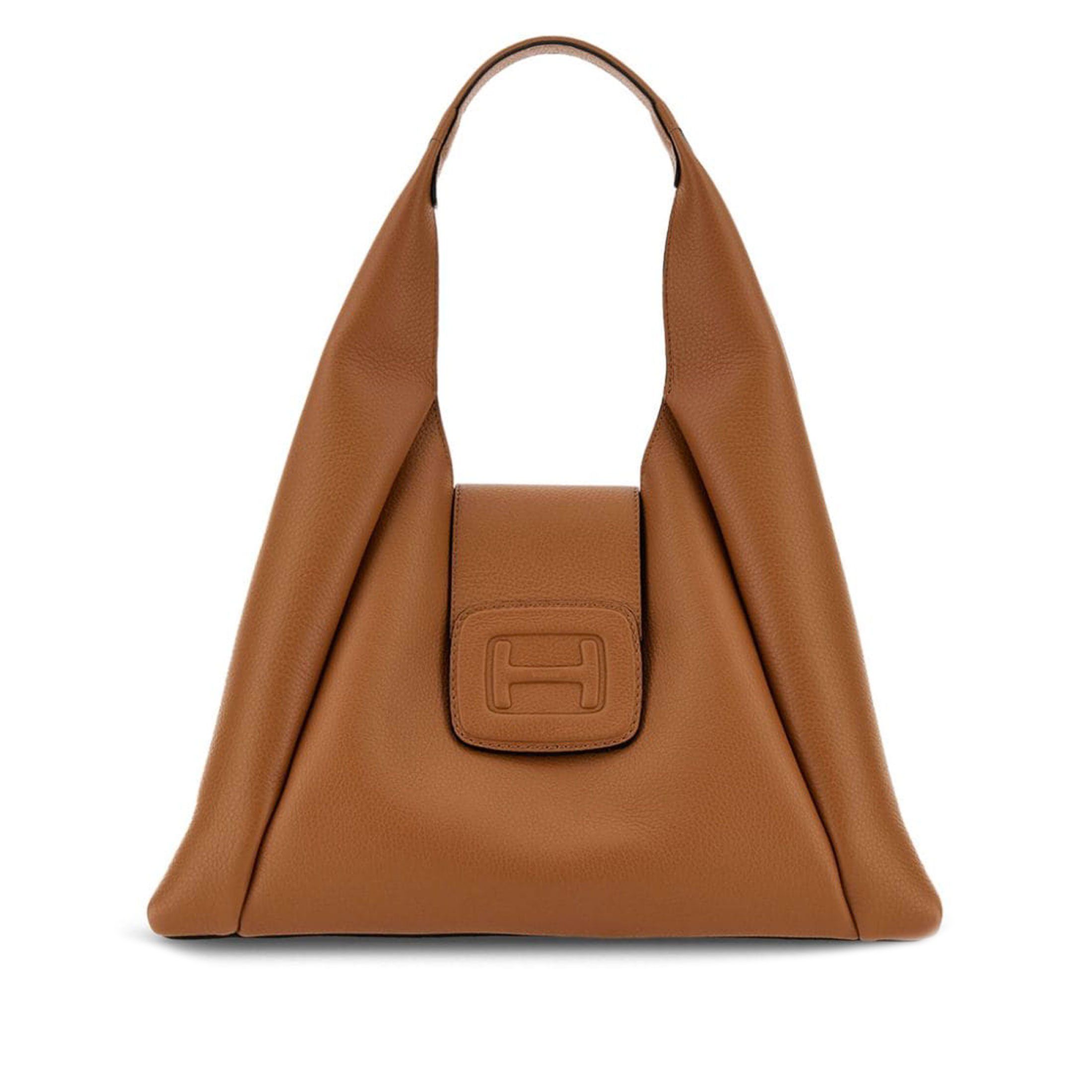 Hogan borsa hobo media in pelle da donna