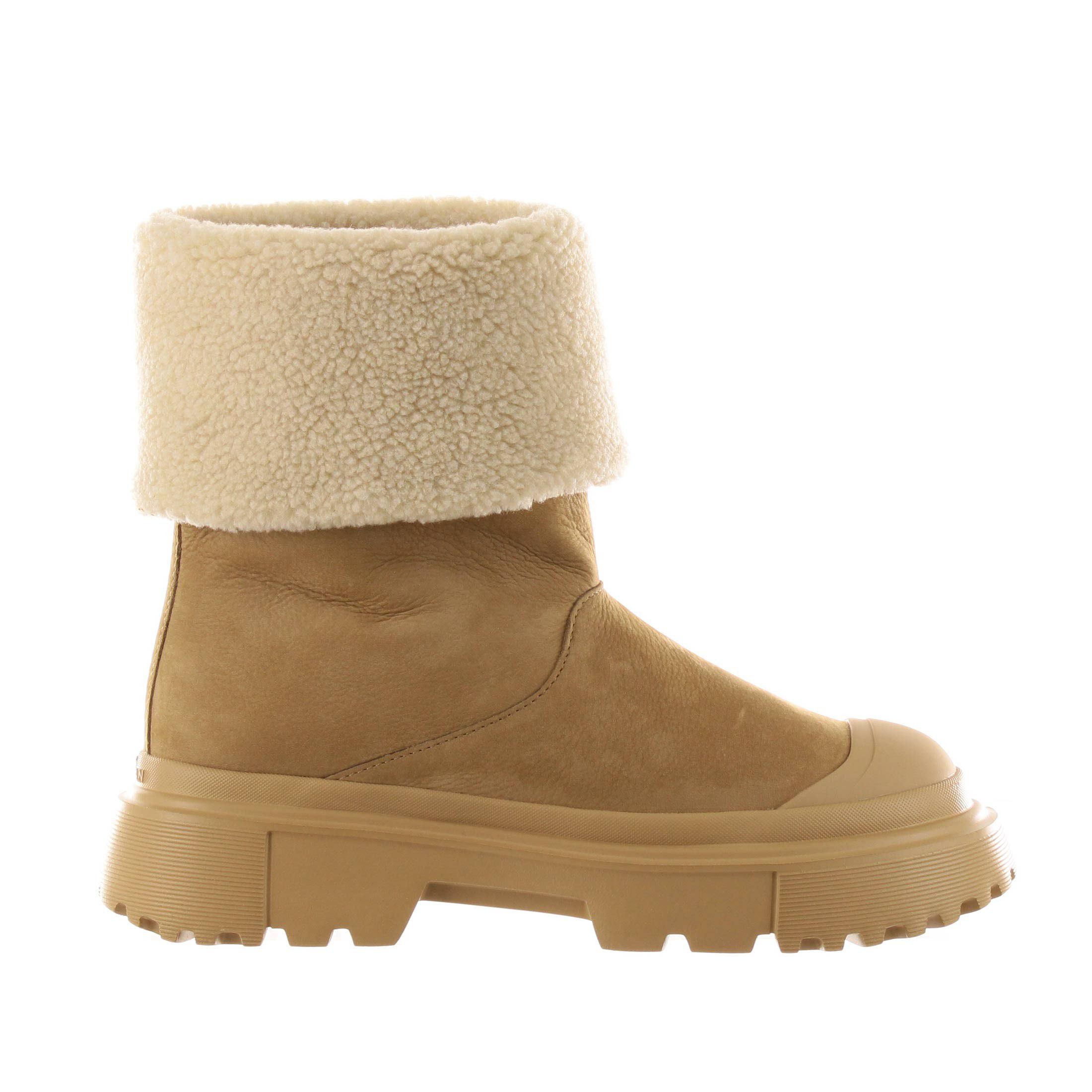 Hogan chelsea boot h618 in camoscio da donna