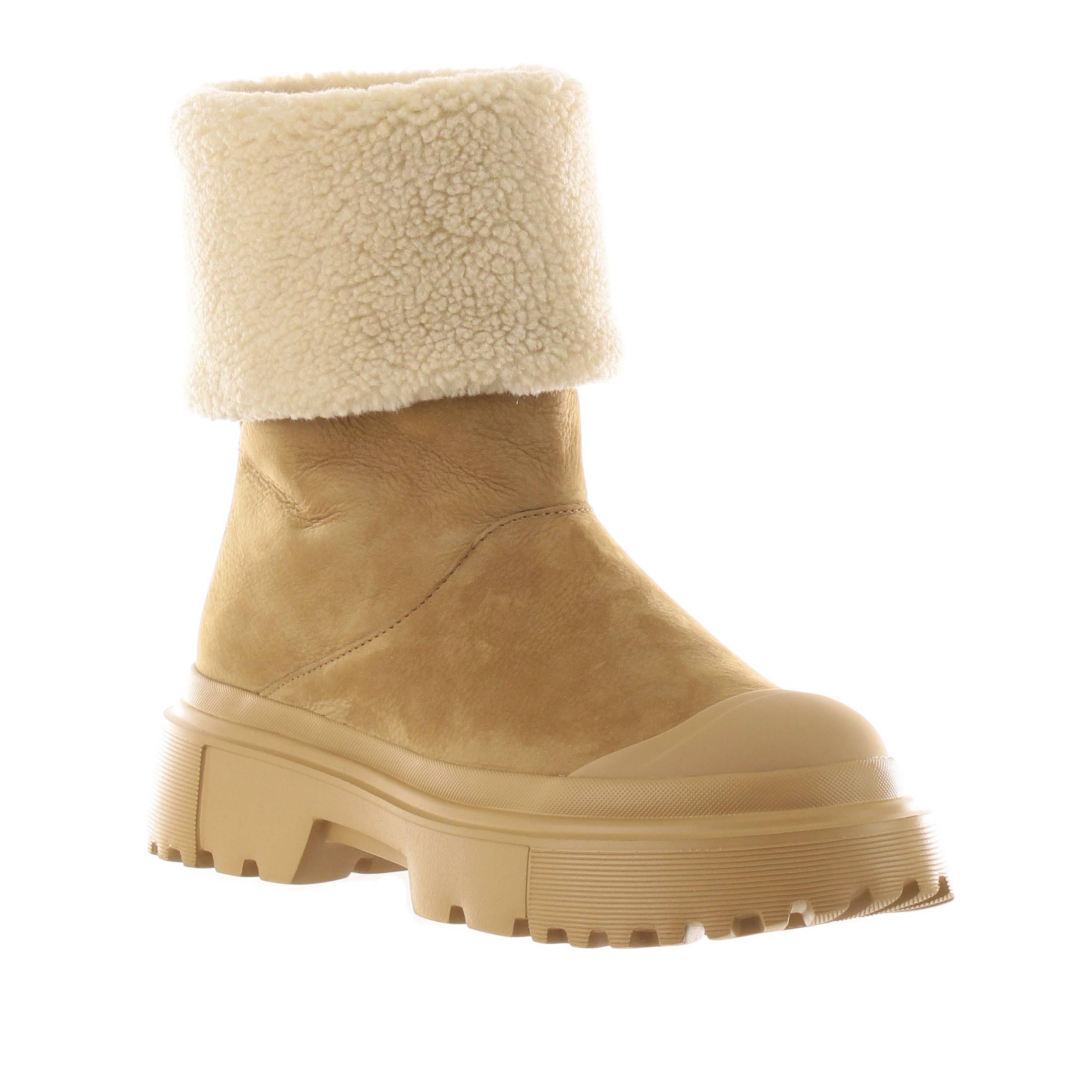 Hogan chelsea boot h618 in camoscio da donna