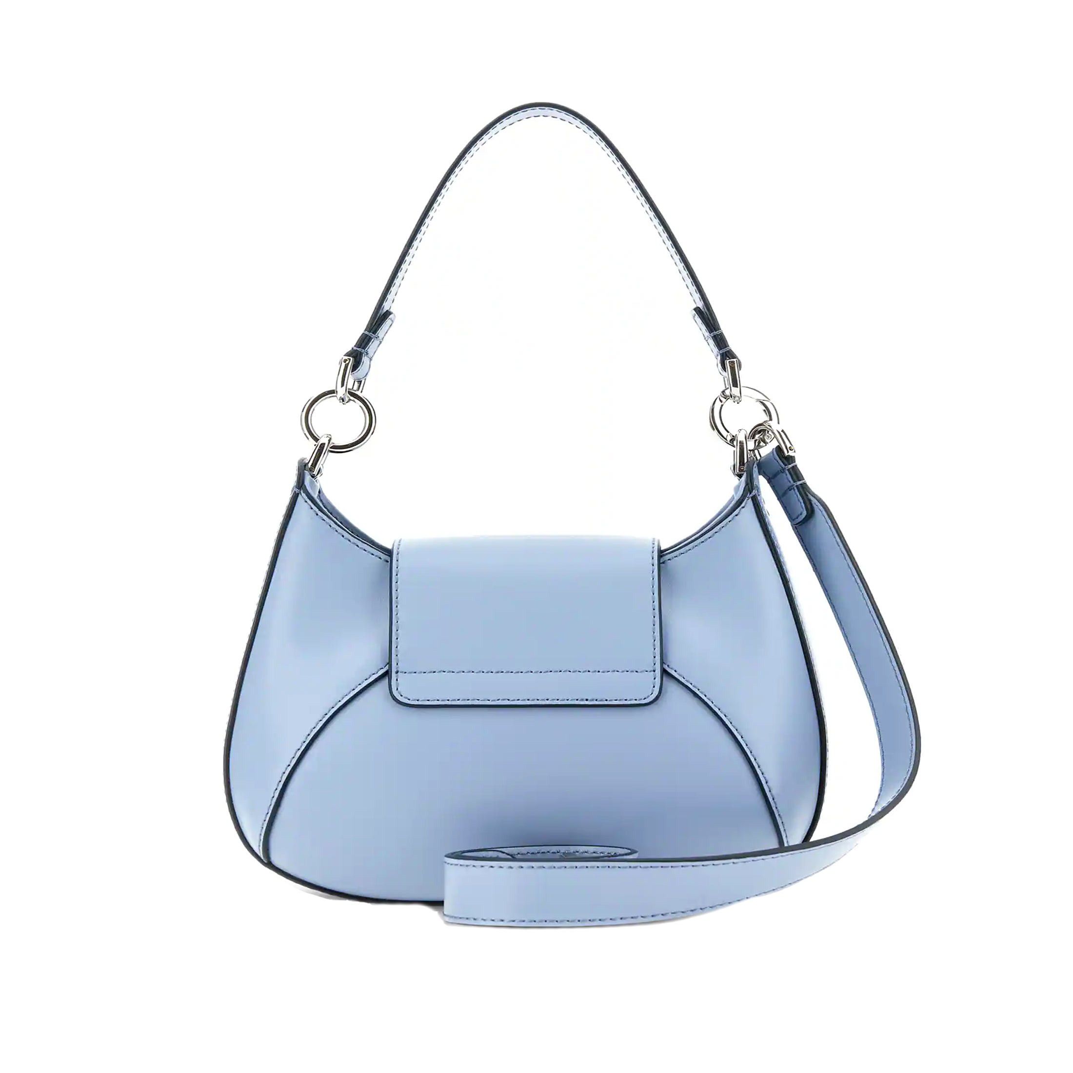 Hogan hobo mini h-bag in pelle liscia da donna