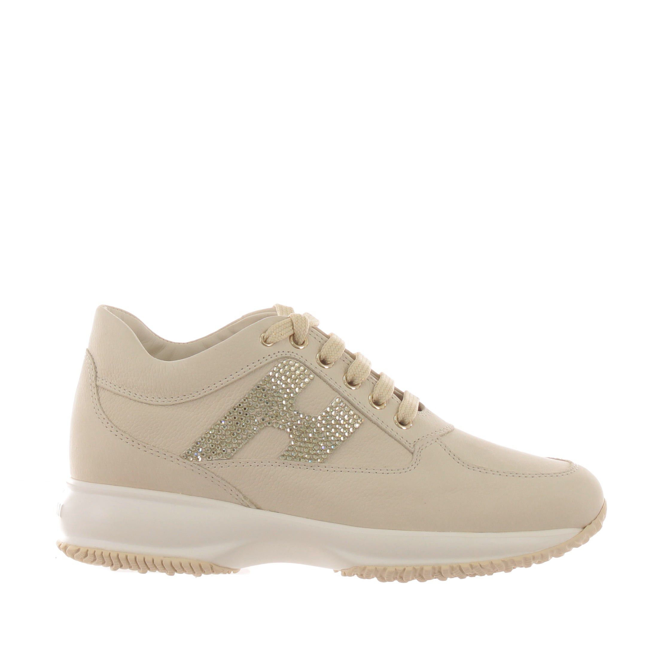 Hogan interactive in pelle con strass da donna