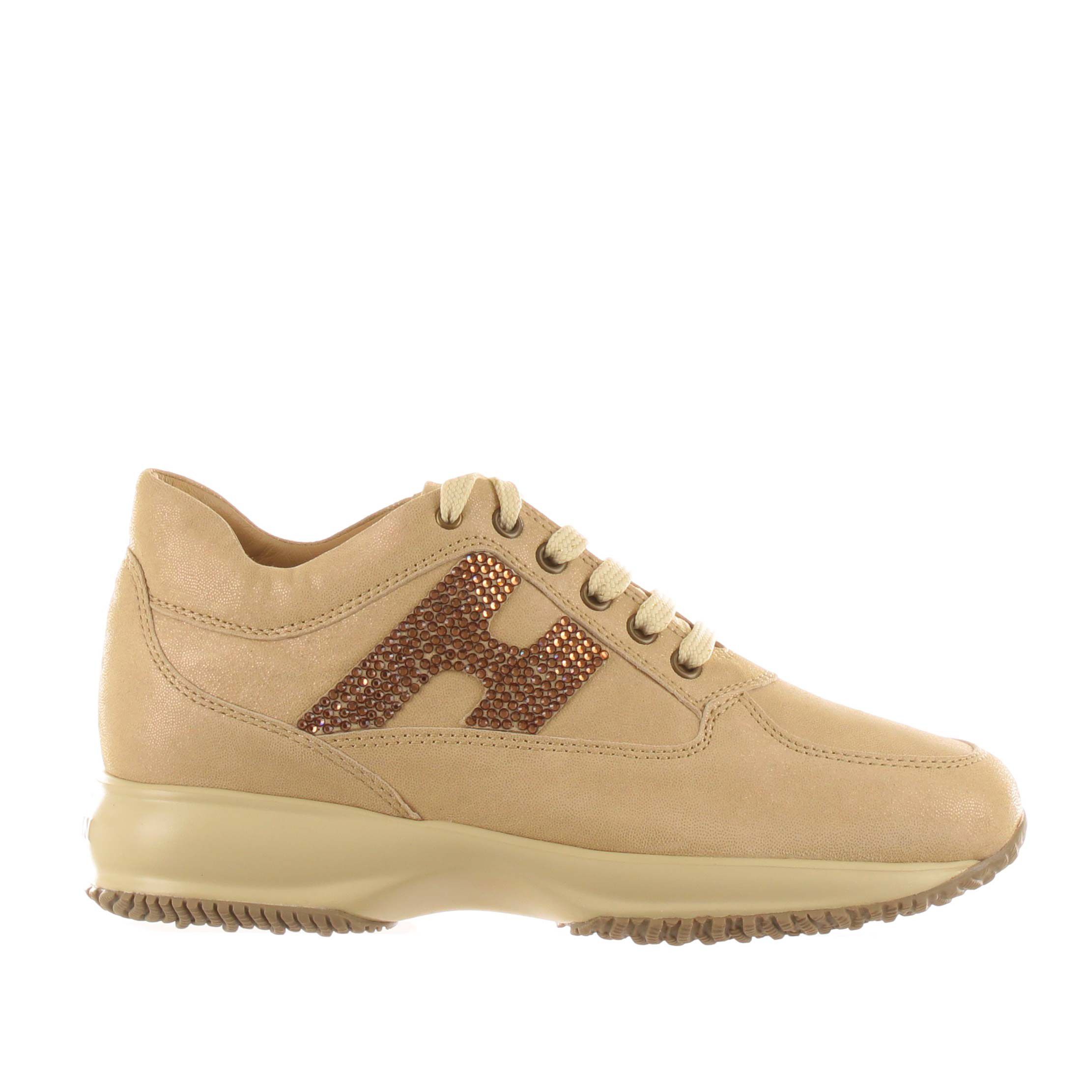 Interactive in suede con strass