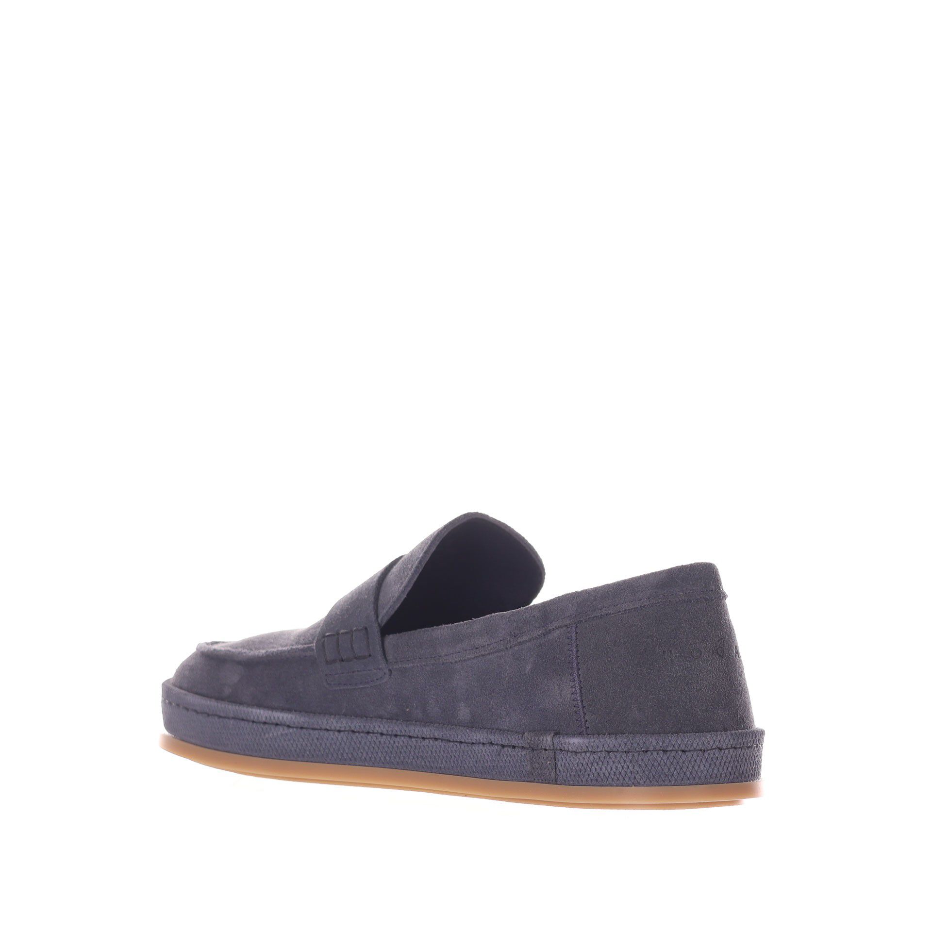 Hogan mocassino h683 in camoscio da uomo