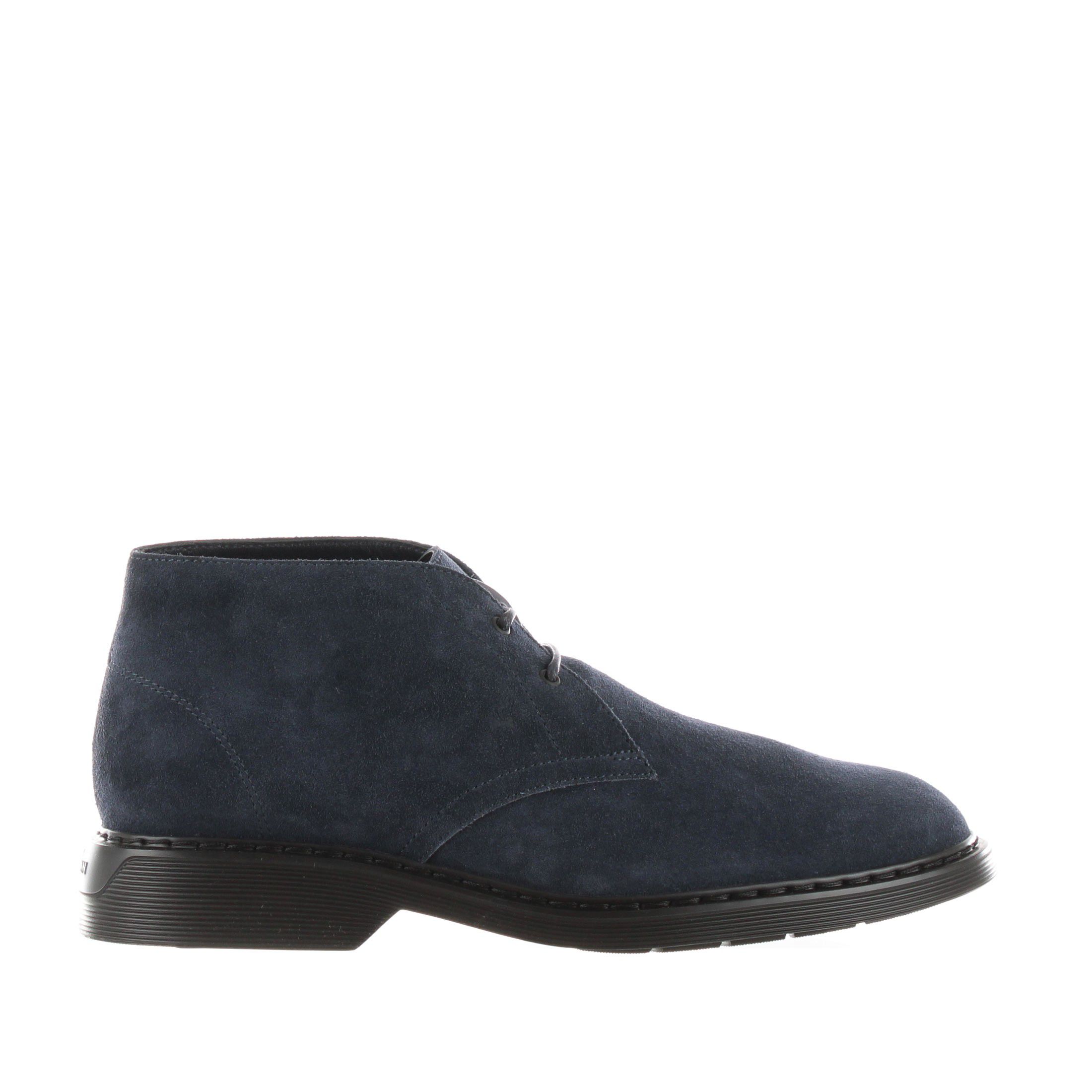 Hogan polacchino clark h576 in camoscio da uomo