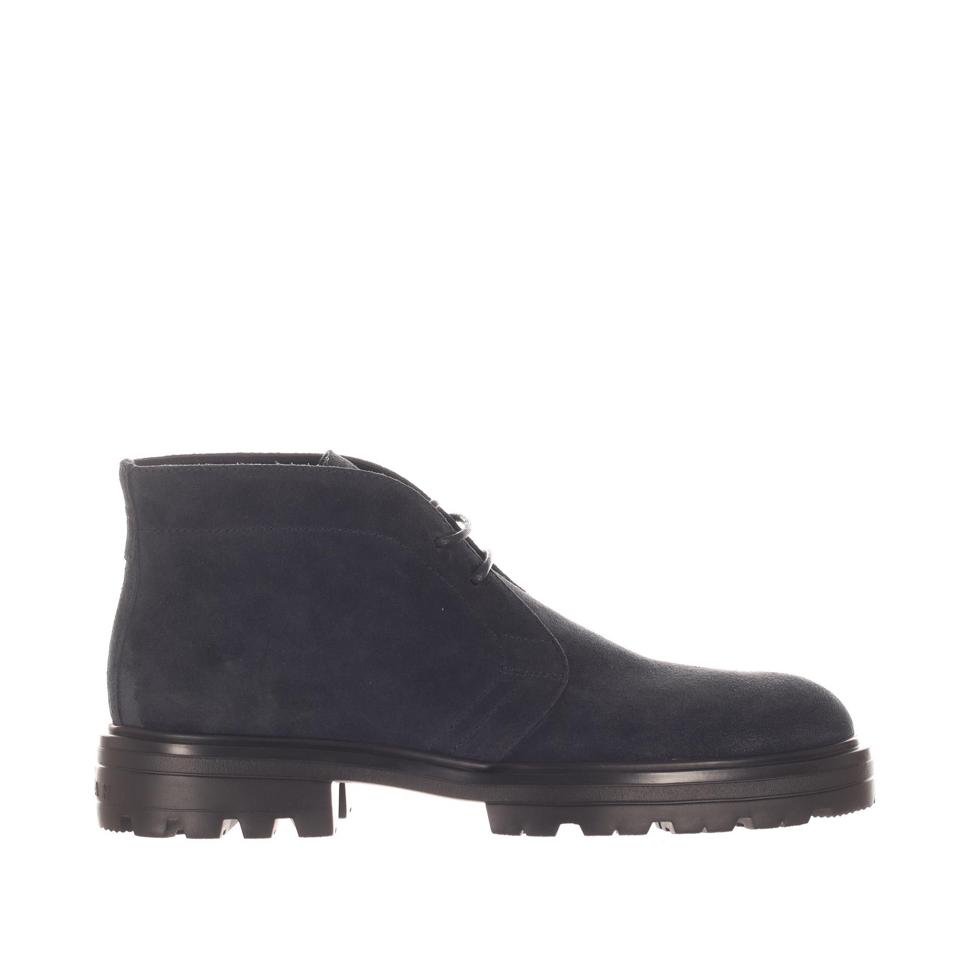 Hogan polacchino h673 allacciato 2 fori in camoscio da uomo