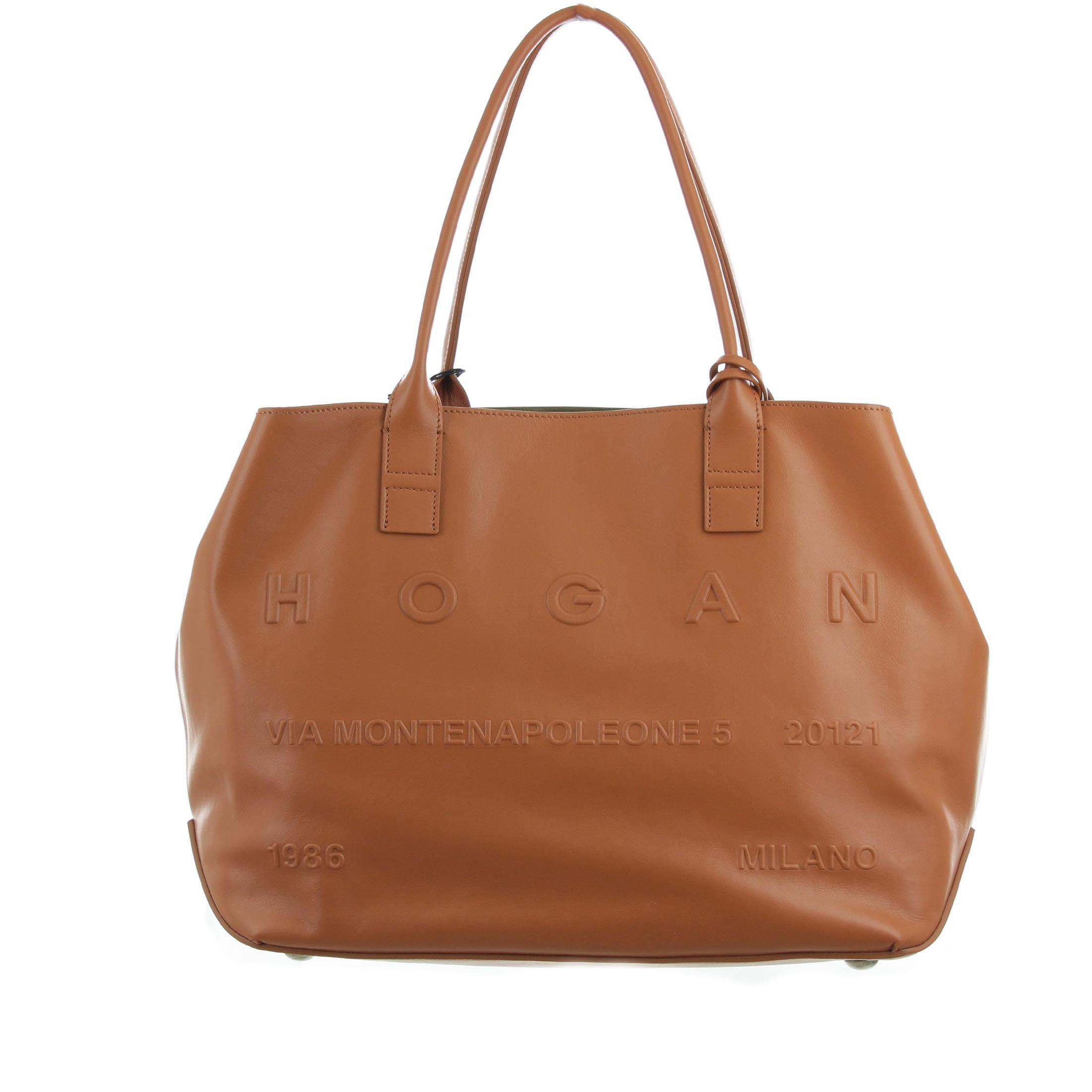 Hogan shopping address media in pelle da donna