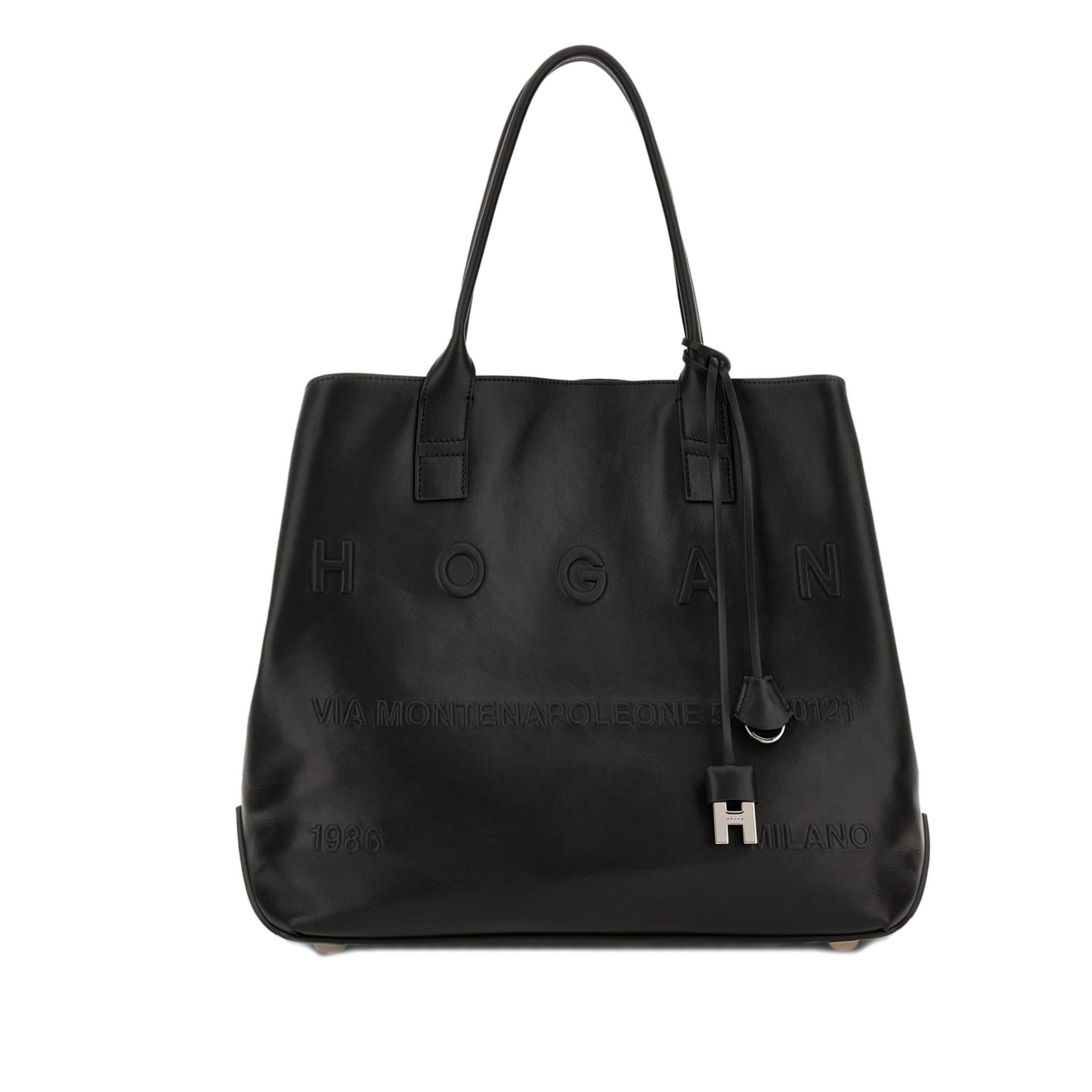 Hogan shopping address media in pelle da donna