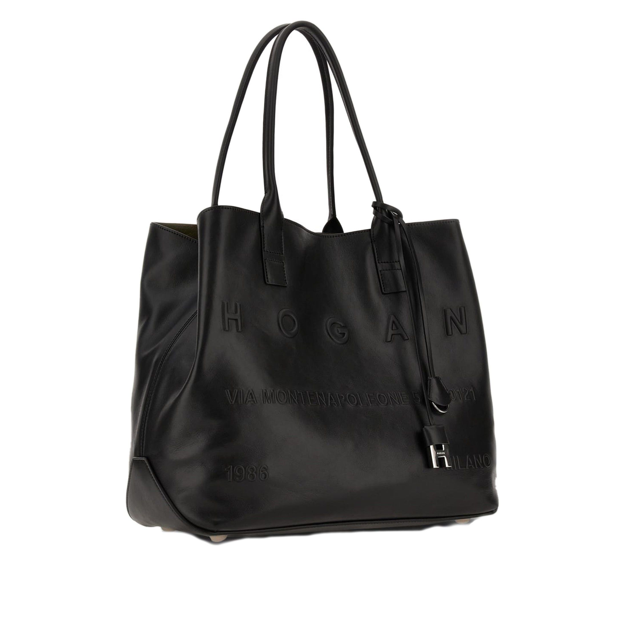 Hogan shopping address media in pelle da donna