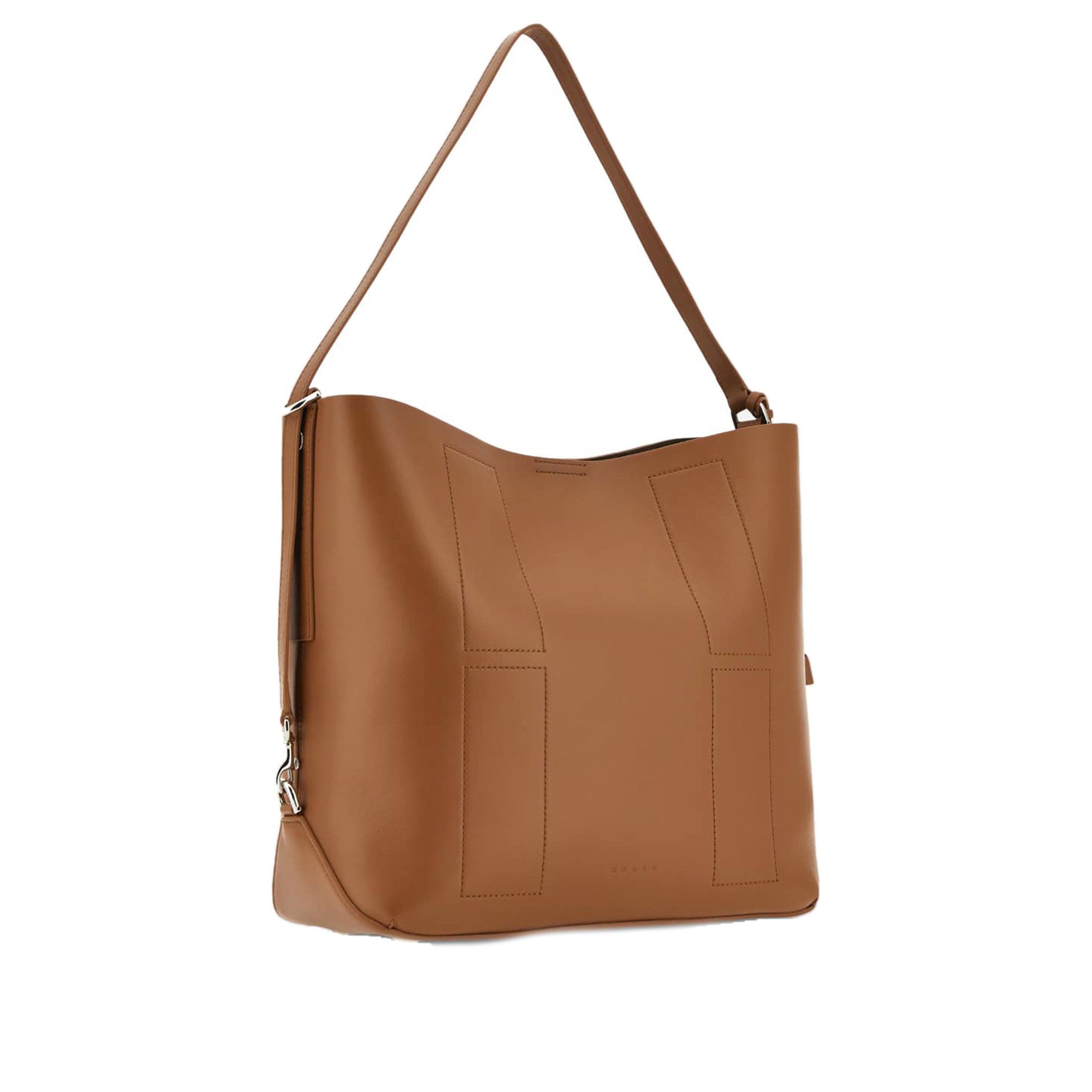 Hogan shopping h01r hobo media in pelle da donna