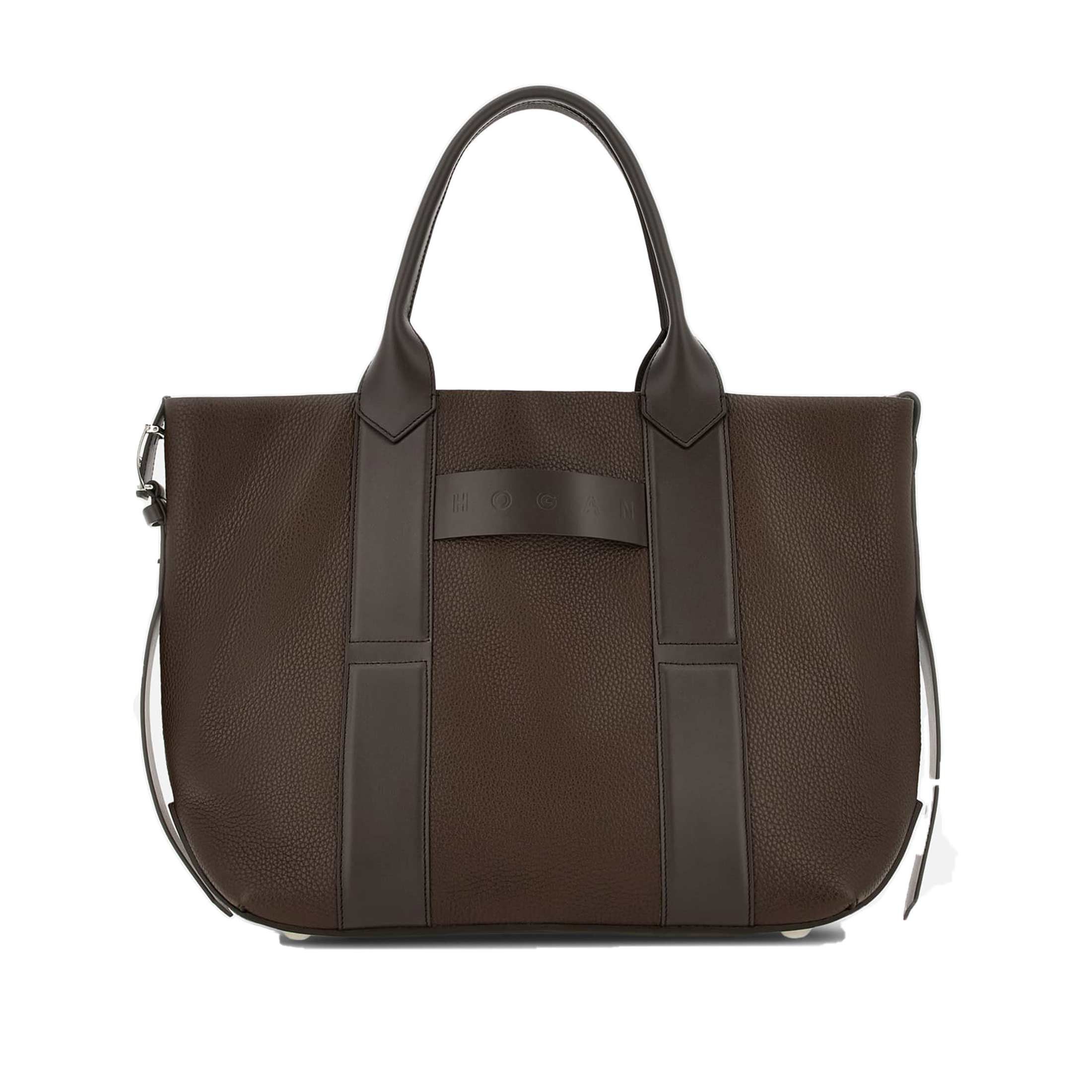 Hogan shopping media script in pelle martellata da donna