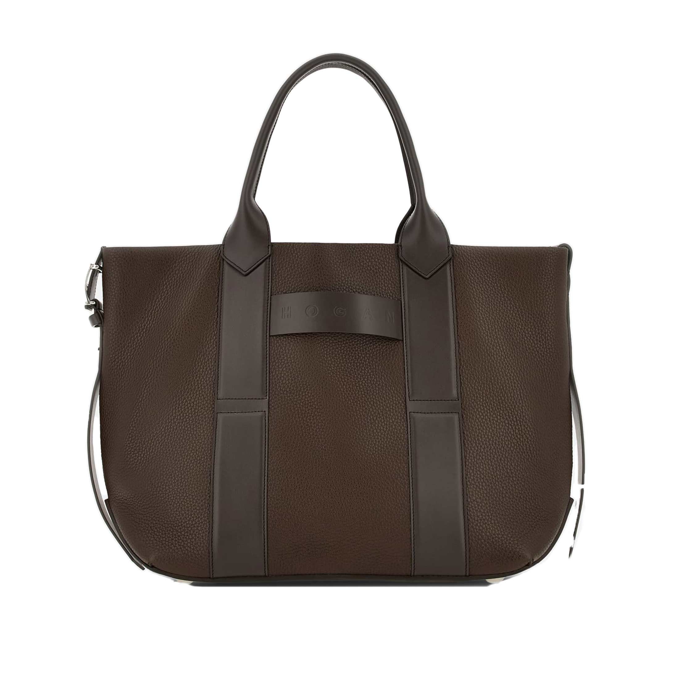Hogan shopping media script in pelle martellata da donna