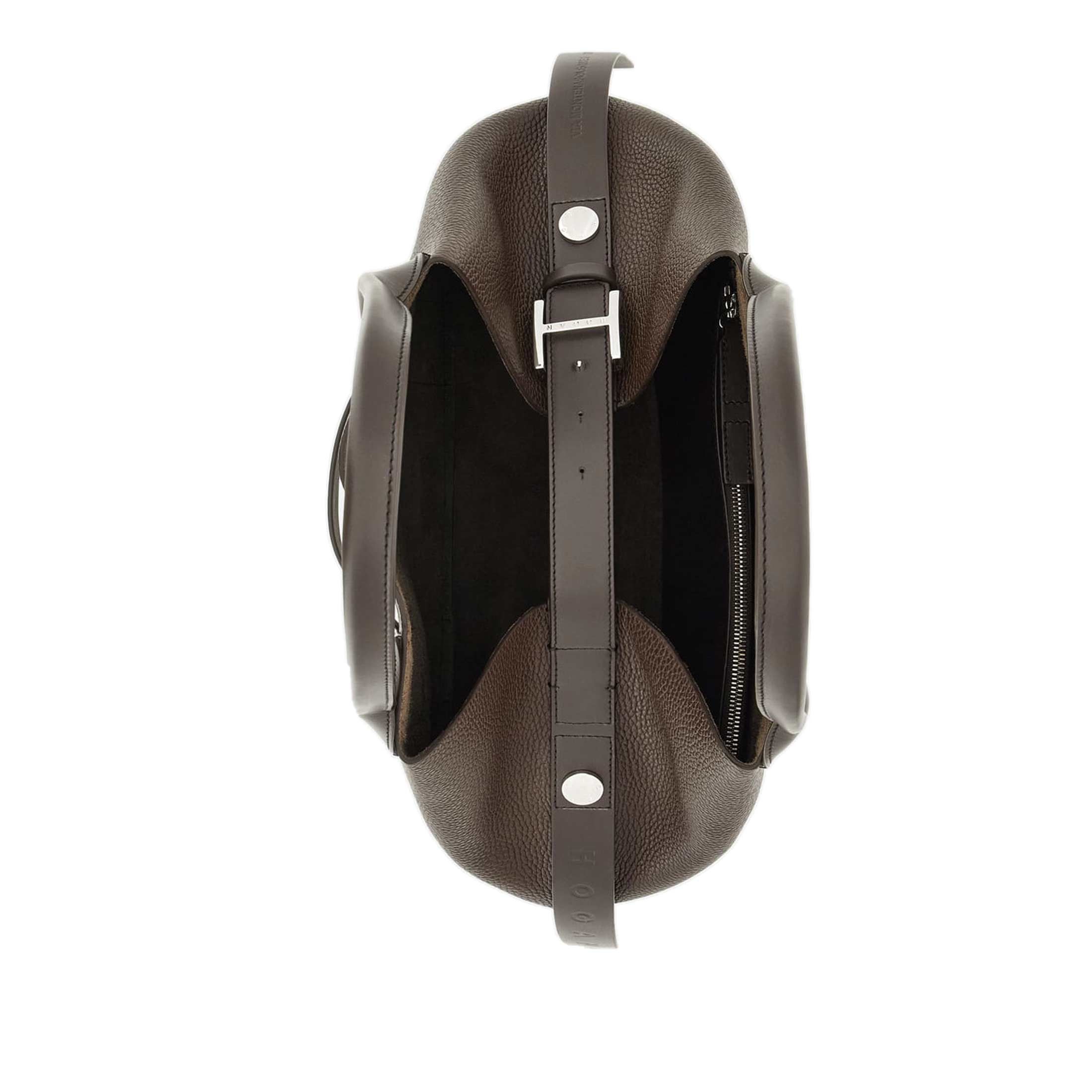 Hogan shopping media script in pelle martellata da donna