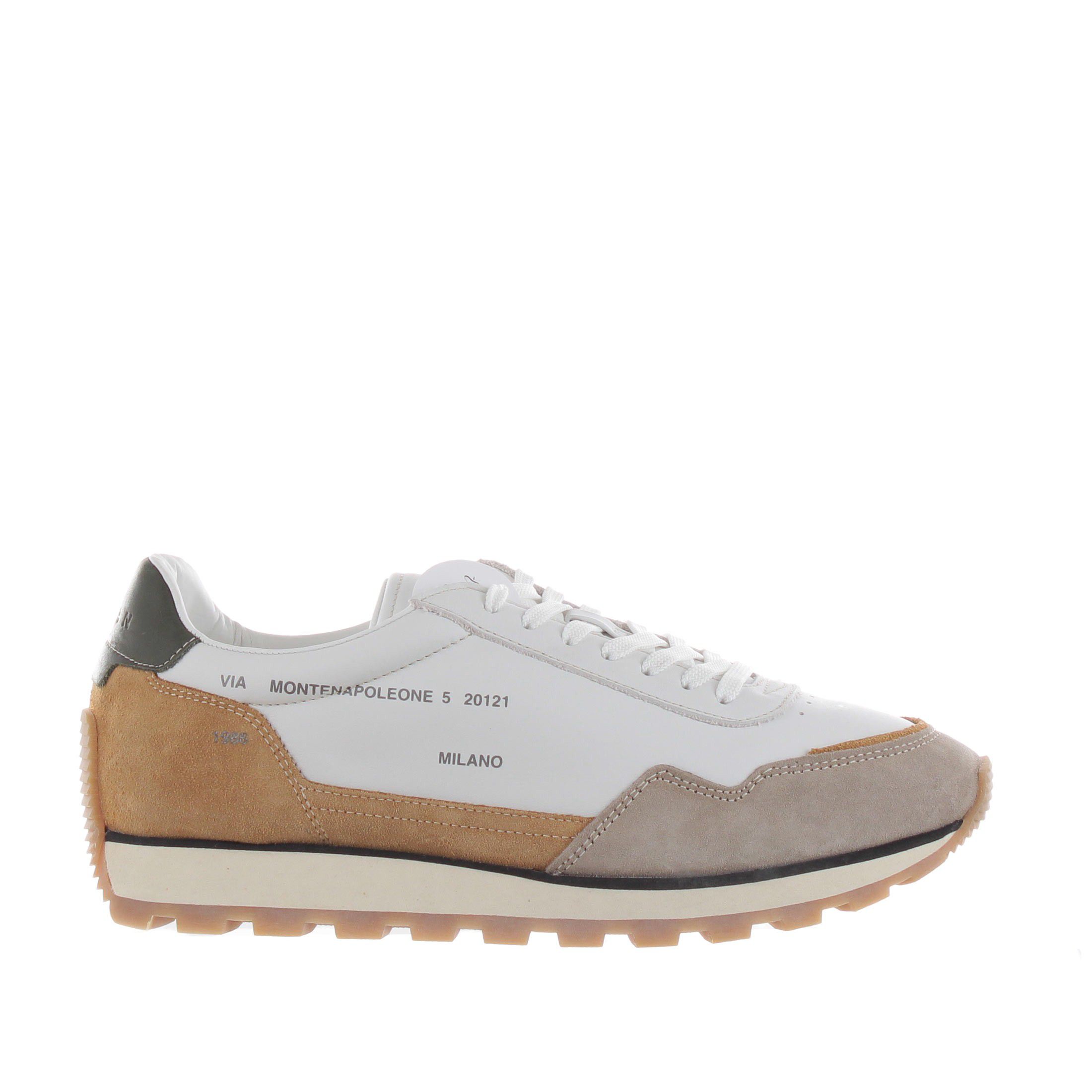 Hogan sneaker 86er in camoscio e pelle da uomo