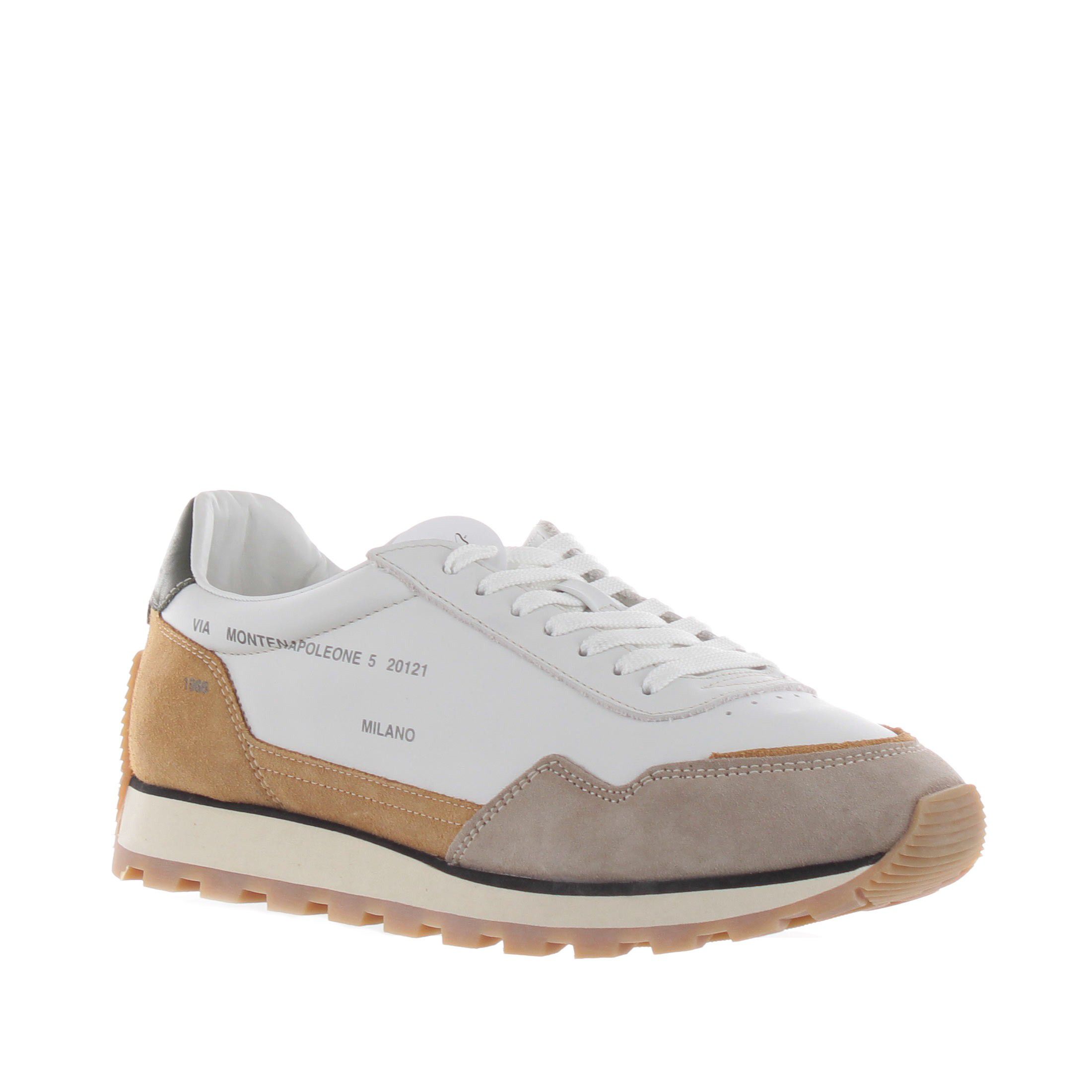 Hogan sneaker 86er in camoscio e pelle da uomo