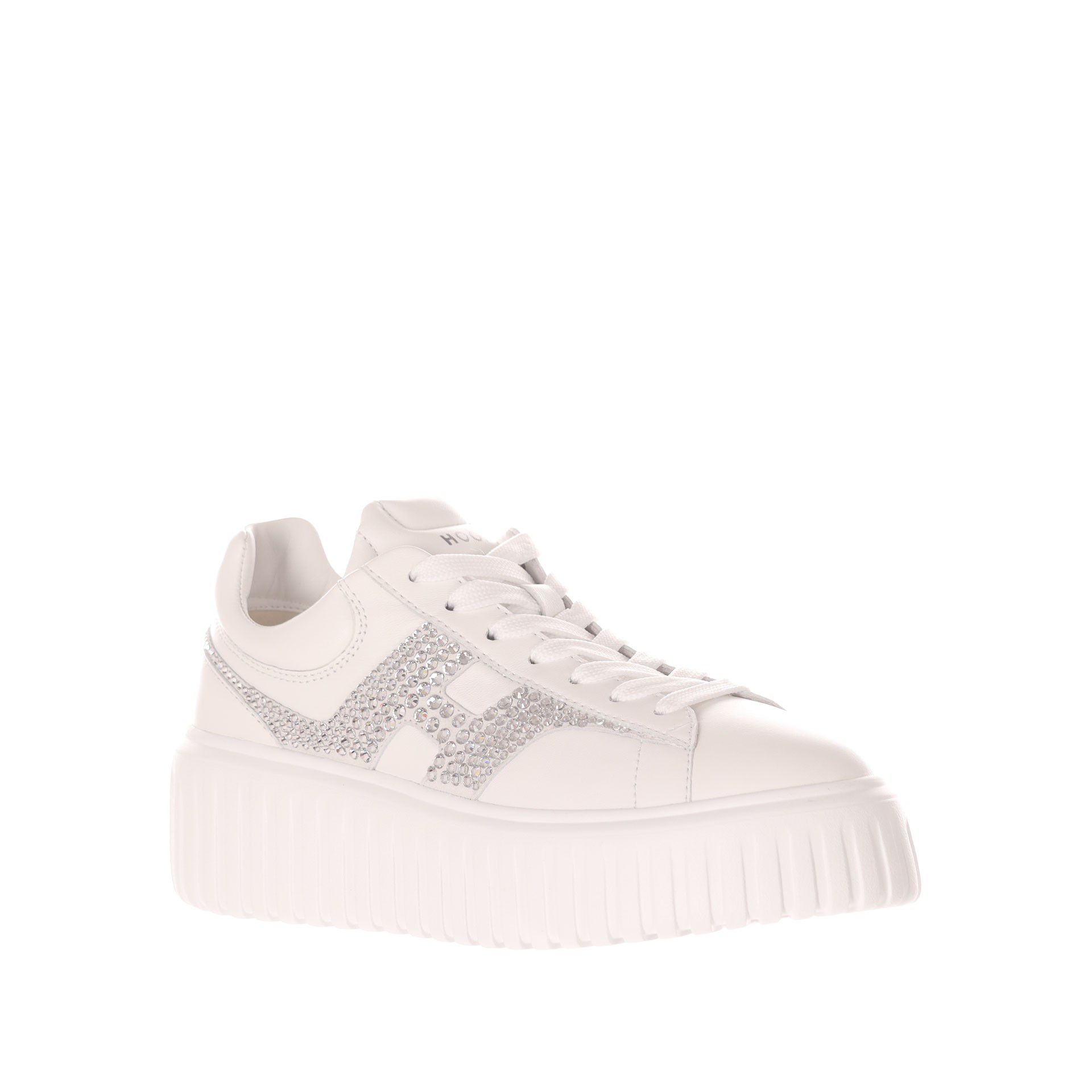 Hogan sneaker h-stripes in nappa da donna