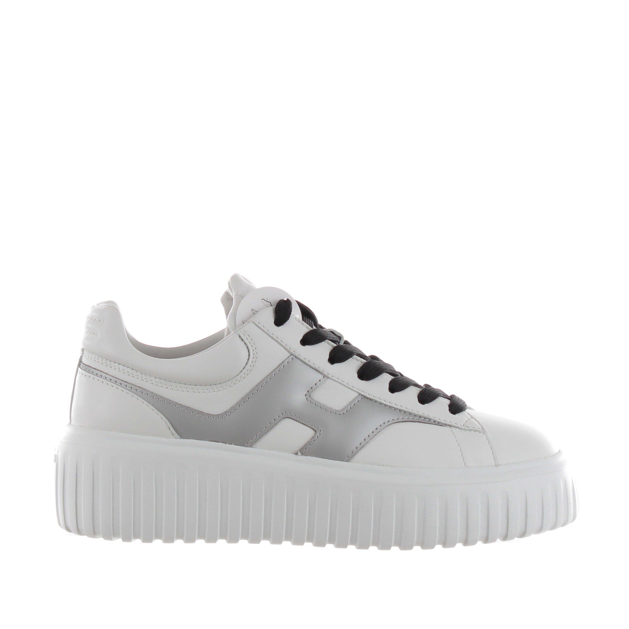 Hogan sneaker h-stripes in nappa da donna