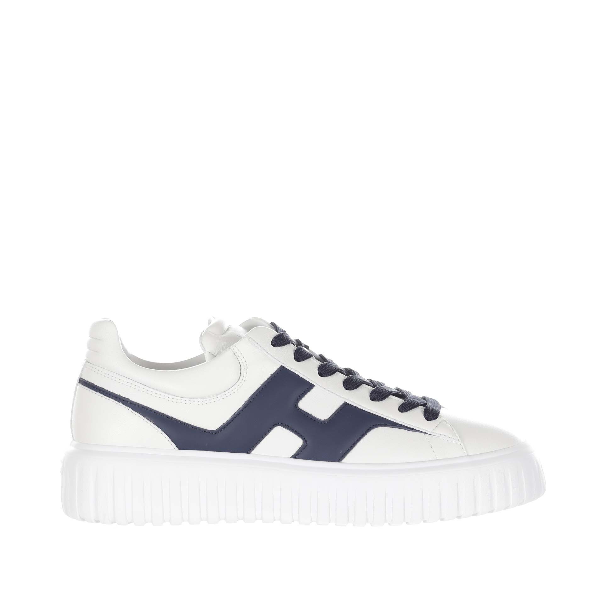 Hogan sneaker h-stripes in nappa da uomo