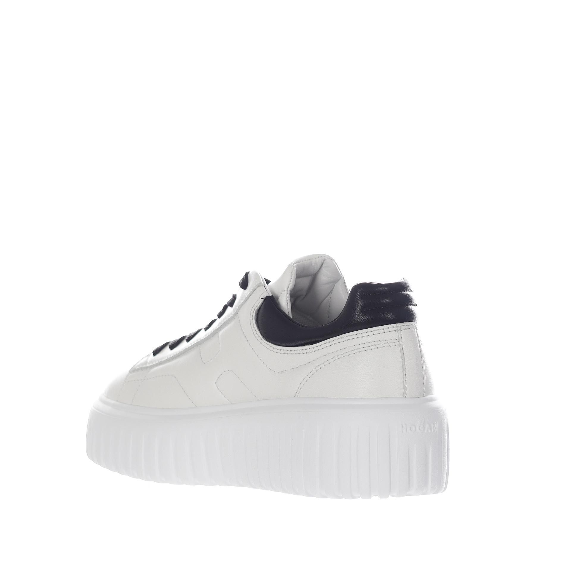 Hogan sneaker h-stripes in nappa da donna