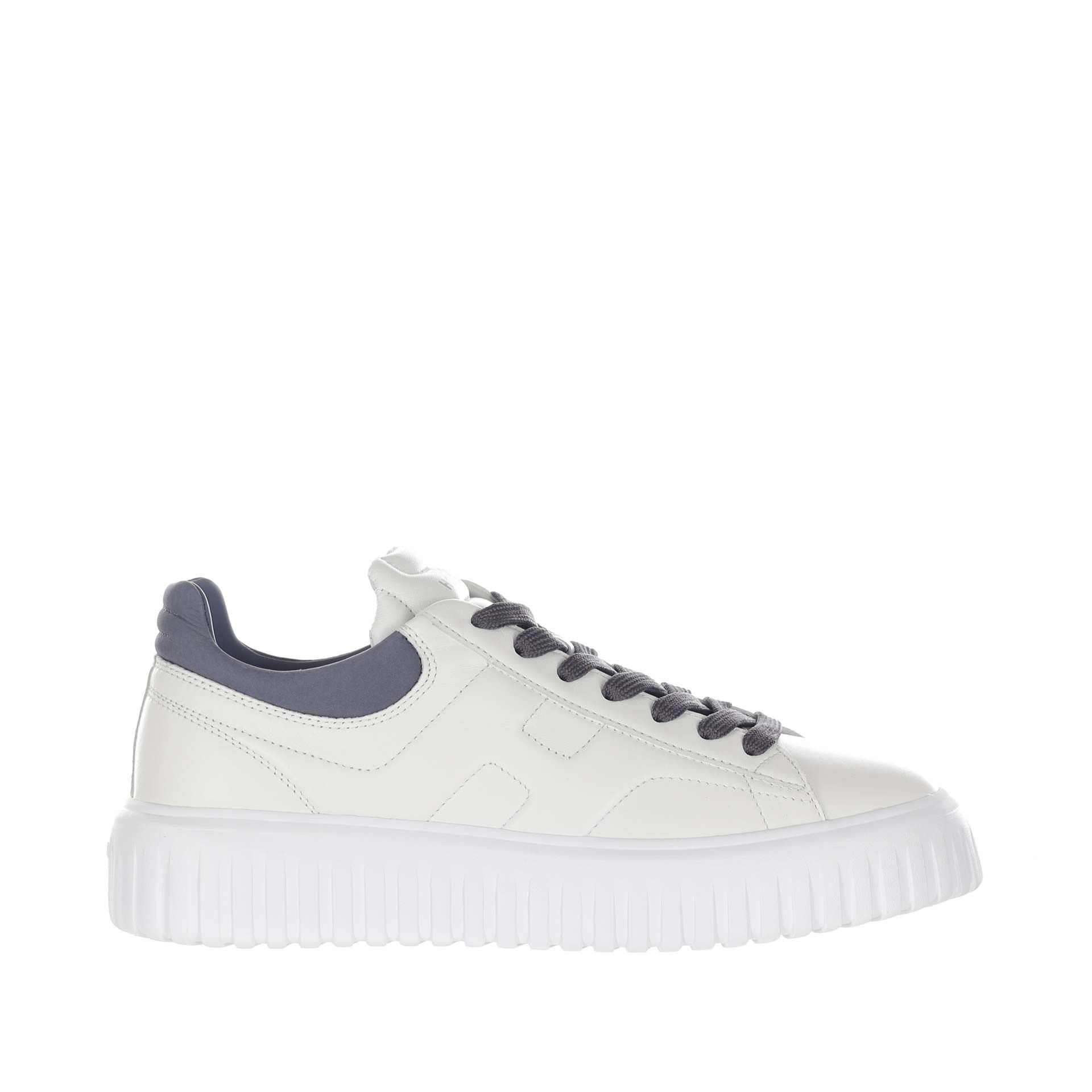 Hogan sneaker h-stripes in nappa e nabuk da uomo
