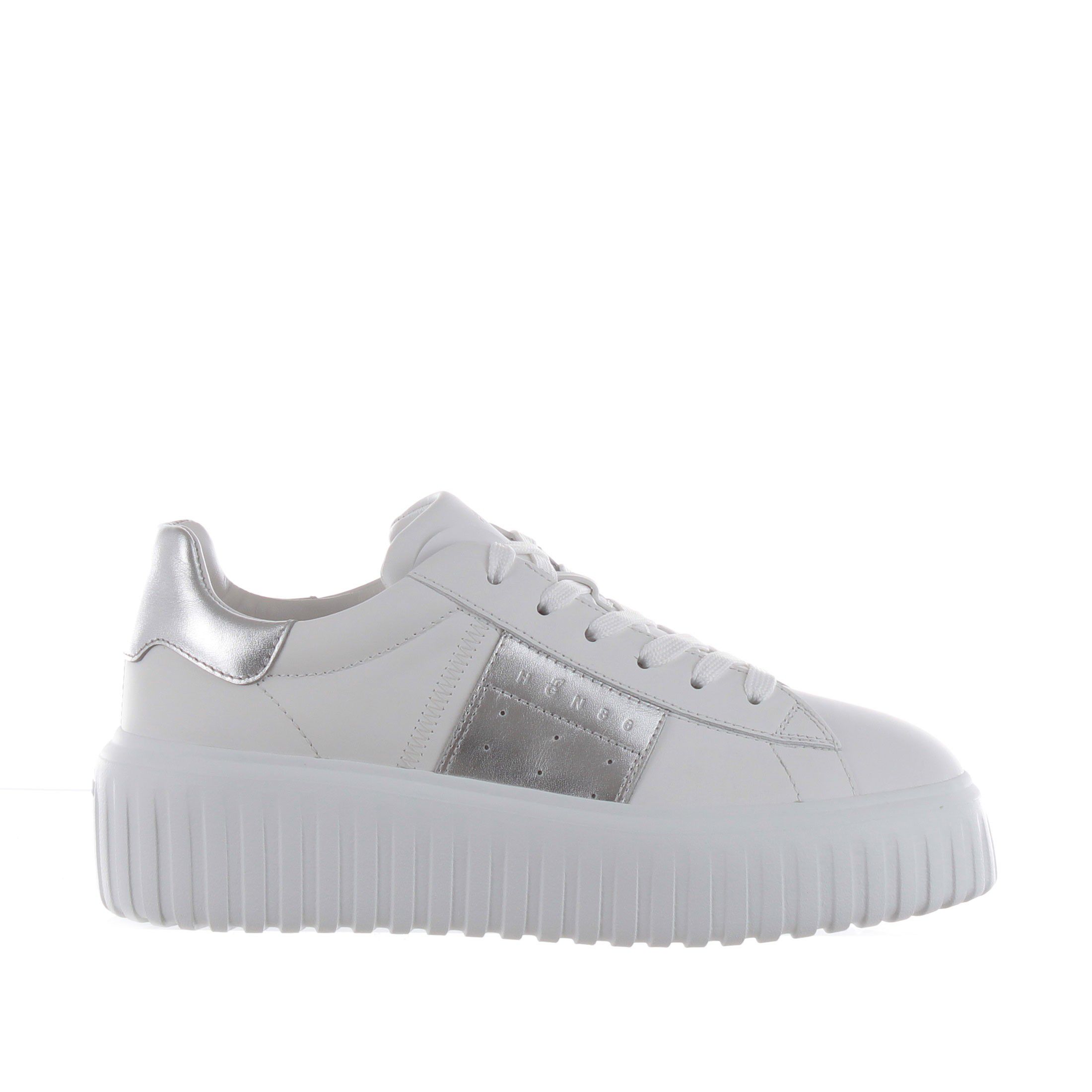 Hogan sneaker h-stripes in pelle da donna
