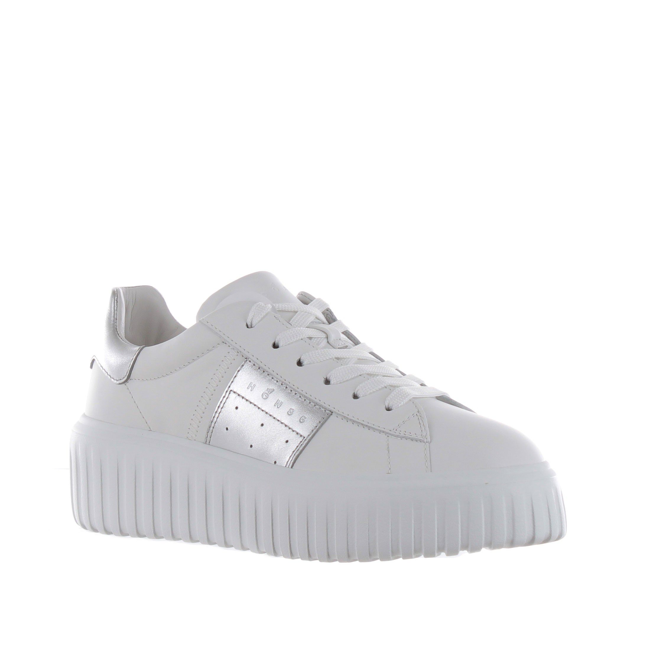 Hogan sneaker h-stripes in pelle da donna