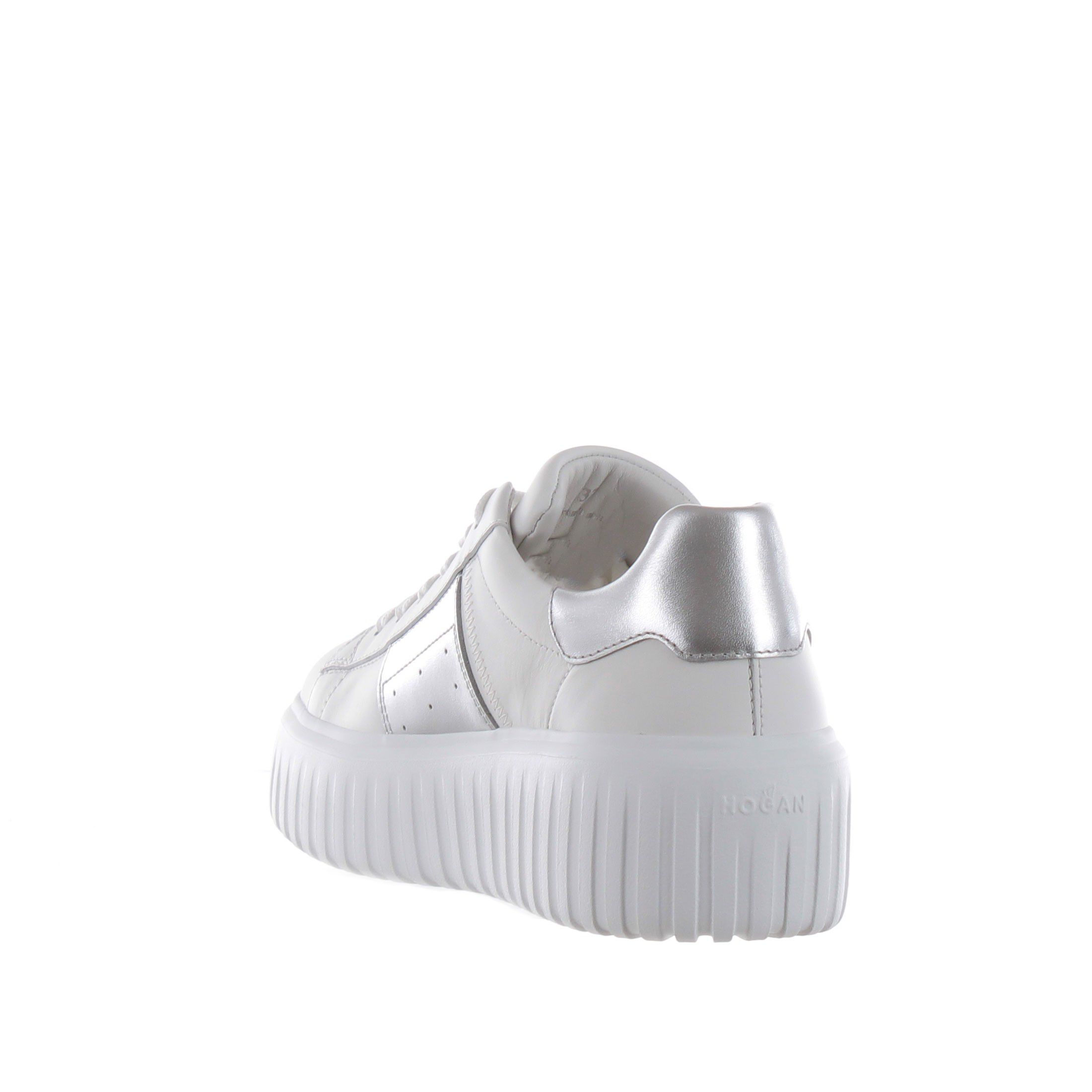 Hogan sneaker h-stripes in pelle da donna