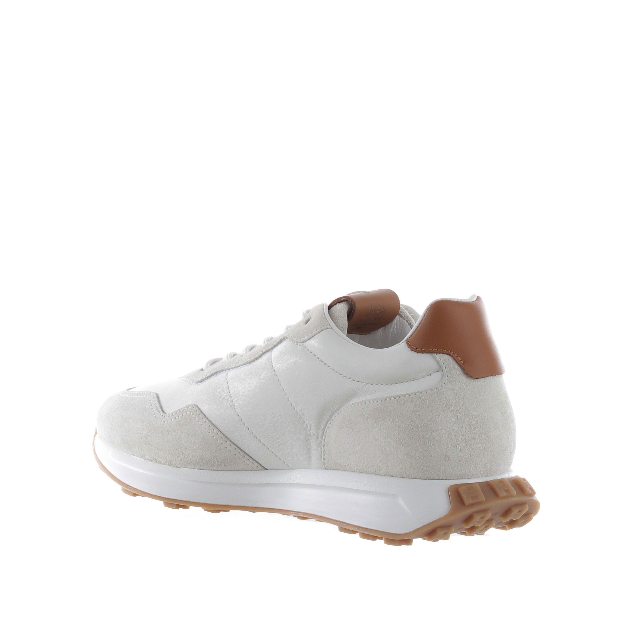 Hogan sneaker h601 in pelle e camoscio da uomo