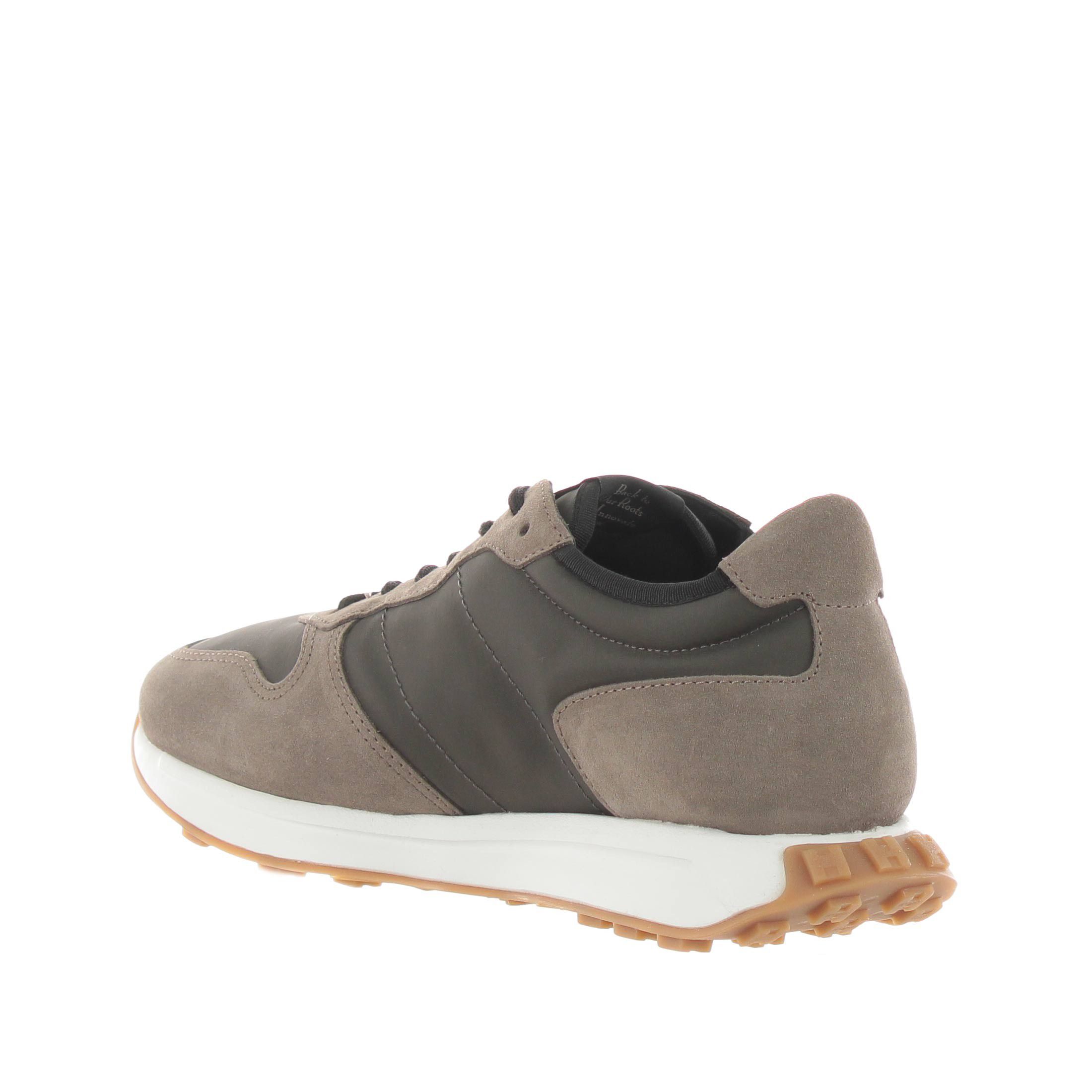 Hogan sneaker h601 in pelle scamosciata da uomo